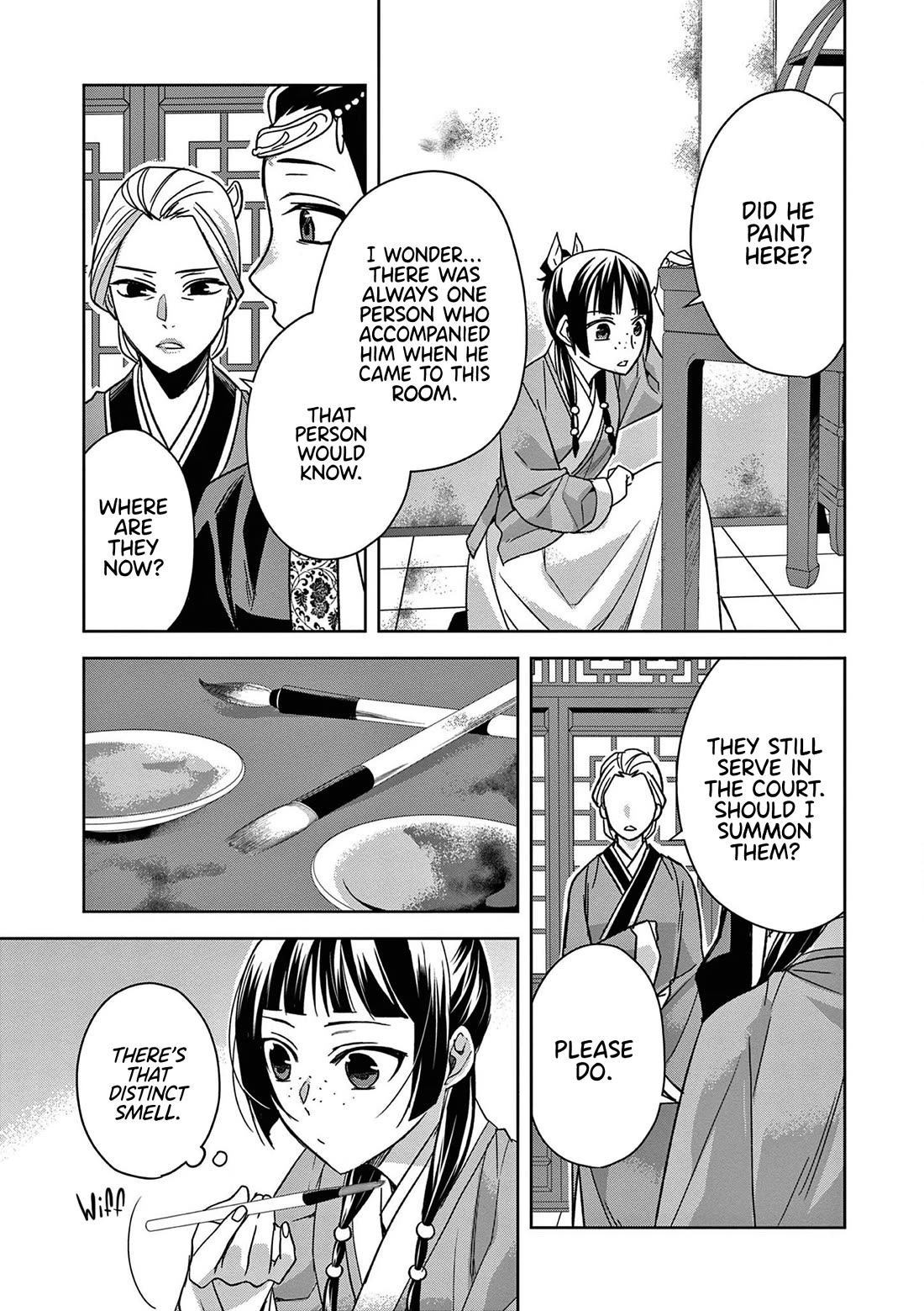 Kusuriya no Hitorigoto ~Maomao no Koukyuu Nazotoki Techou~ chapter 46 page 14