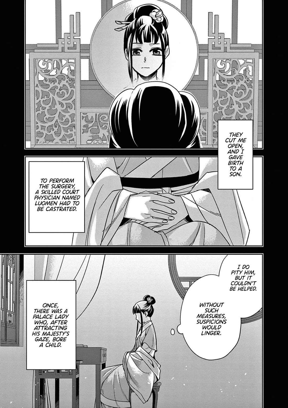 Kusuriya no Hitorigoto ~Maomao no Koukyuu Nazotoki Techou~ chapter 47 page 3