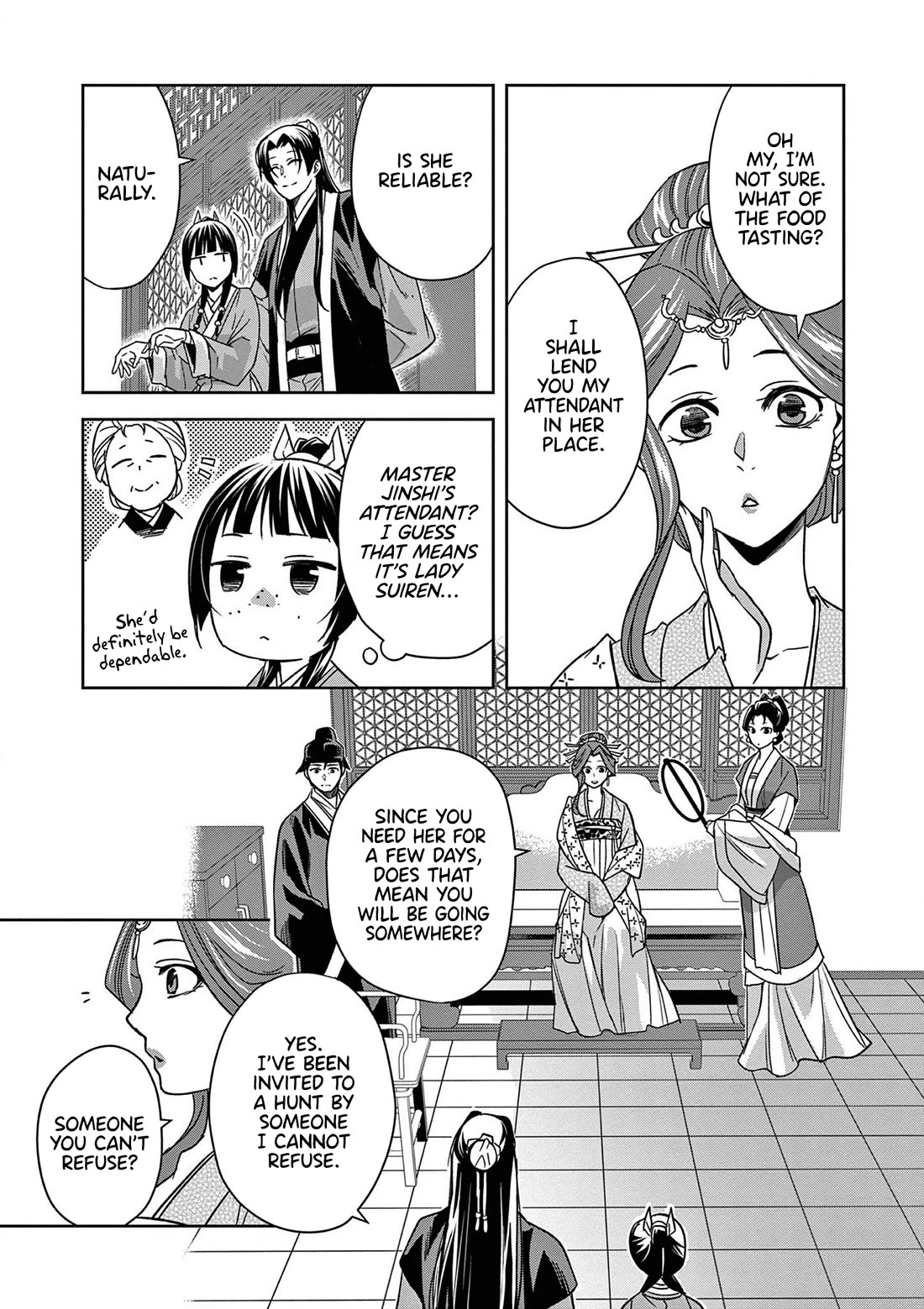 Kusuriya no Hitorigoto ~Maomao no Koukyuu Nazotoki Techou~ chapter 49 page 3