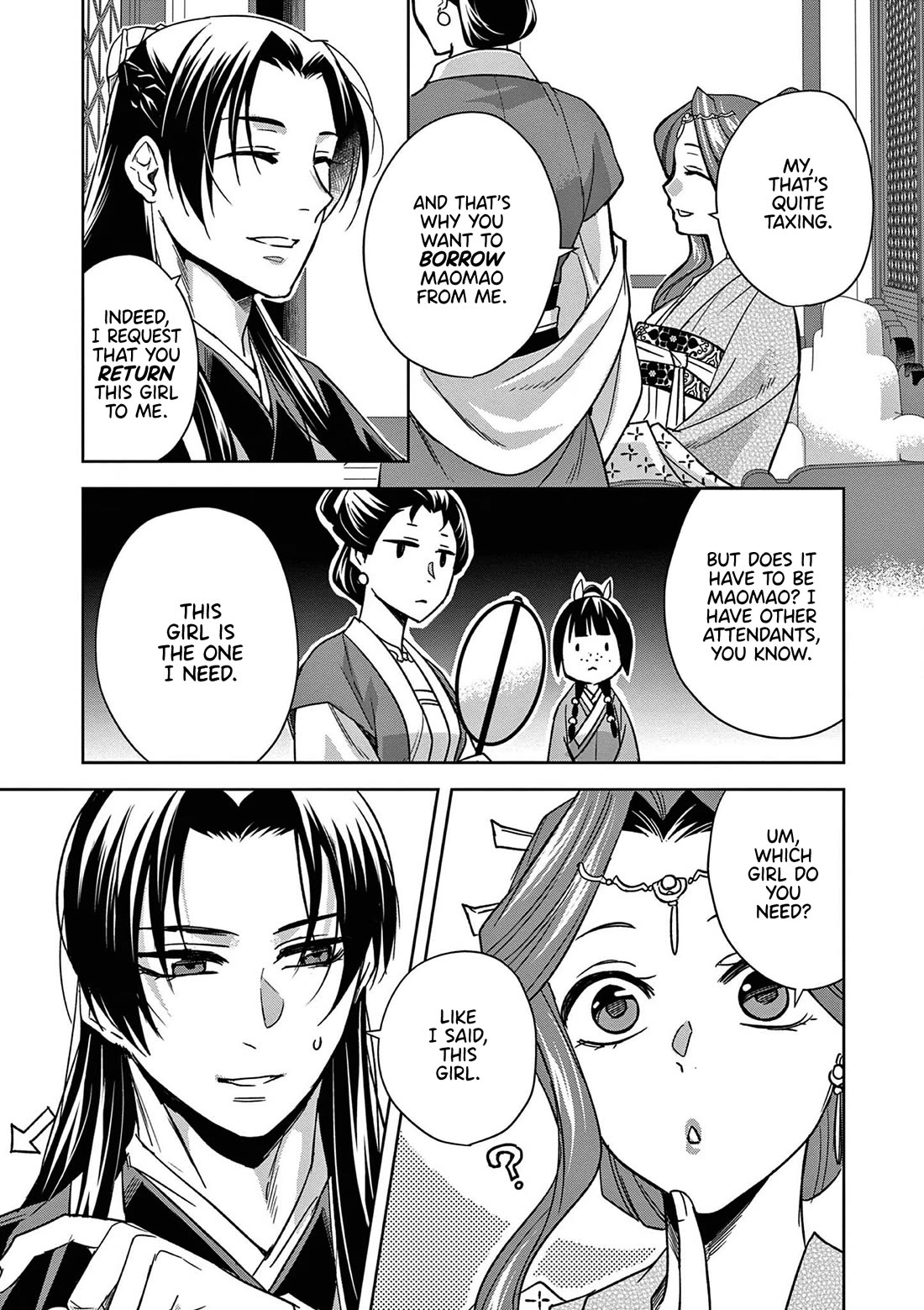 Kusuriya no Hitorigoto ~Maomao no Koukyuu Nazotoki Techou~ chapter 49 page 5