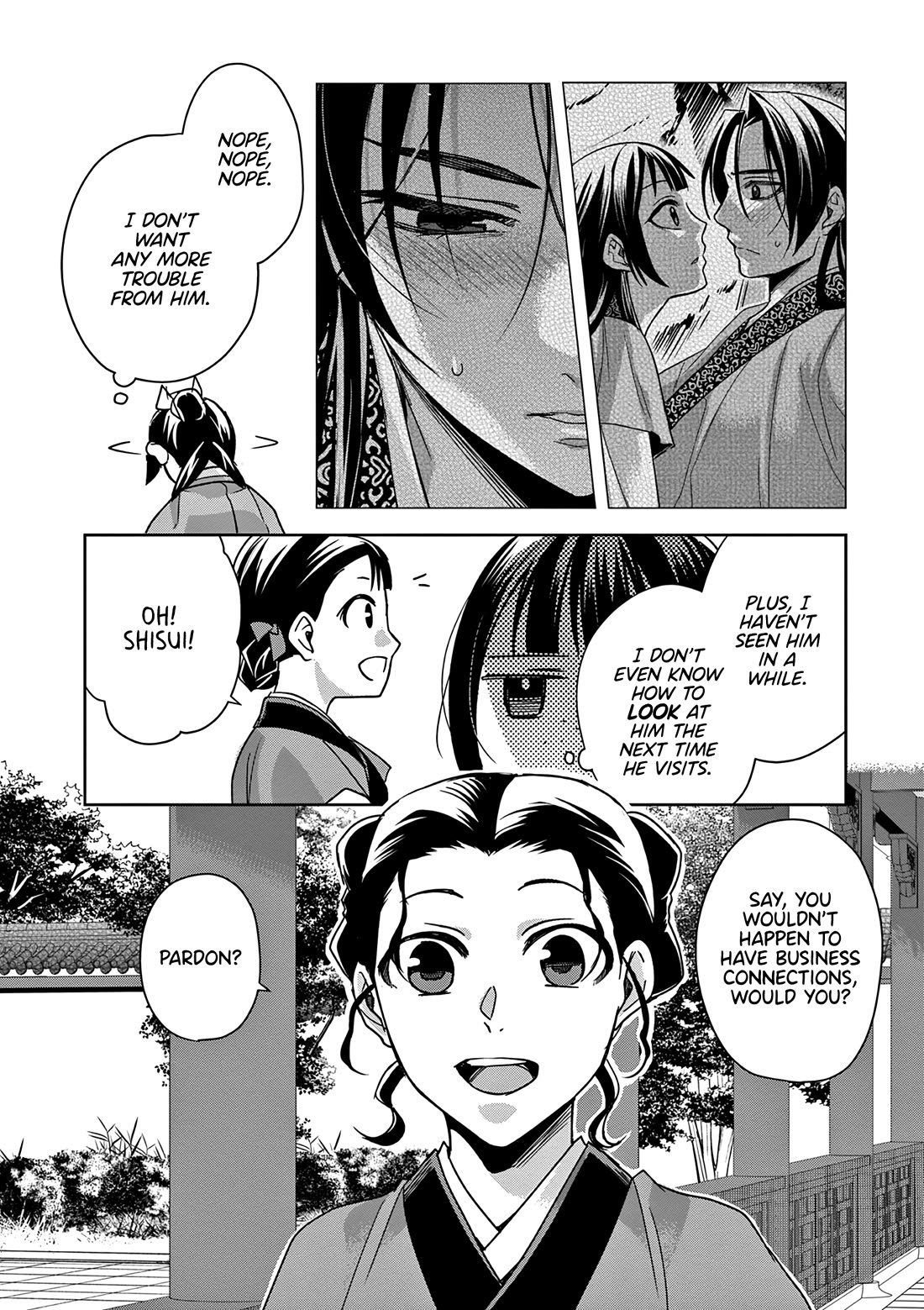 Kusuriya no Hitorigoto ~Maomao no Koukyuu Nazotoki Techou~ chapter 54 page 13