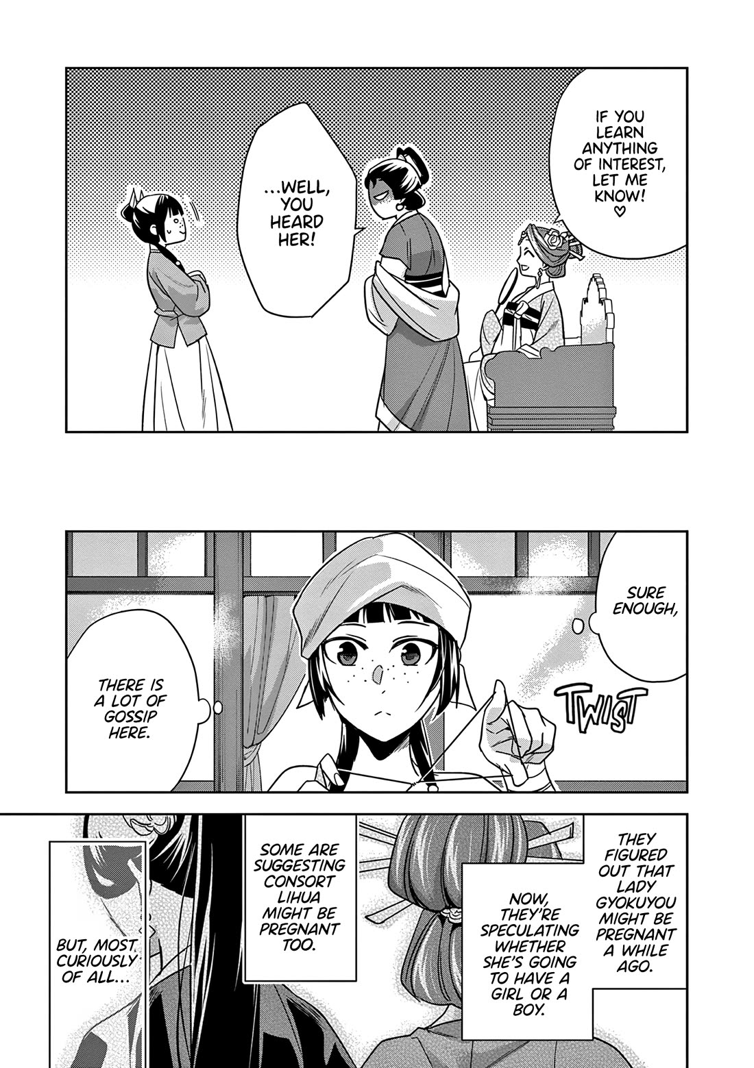 Kusuriya no Hitorigoto ~Maomao no Koukyuu Nazotoki Techou~ chapter 54 page 30