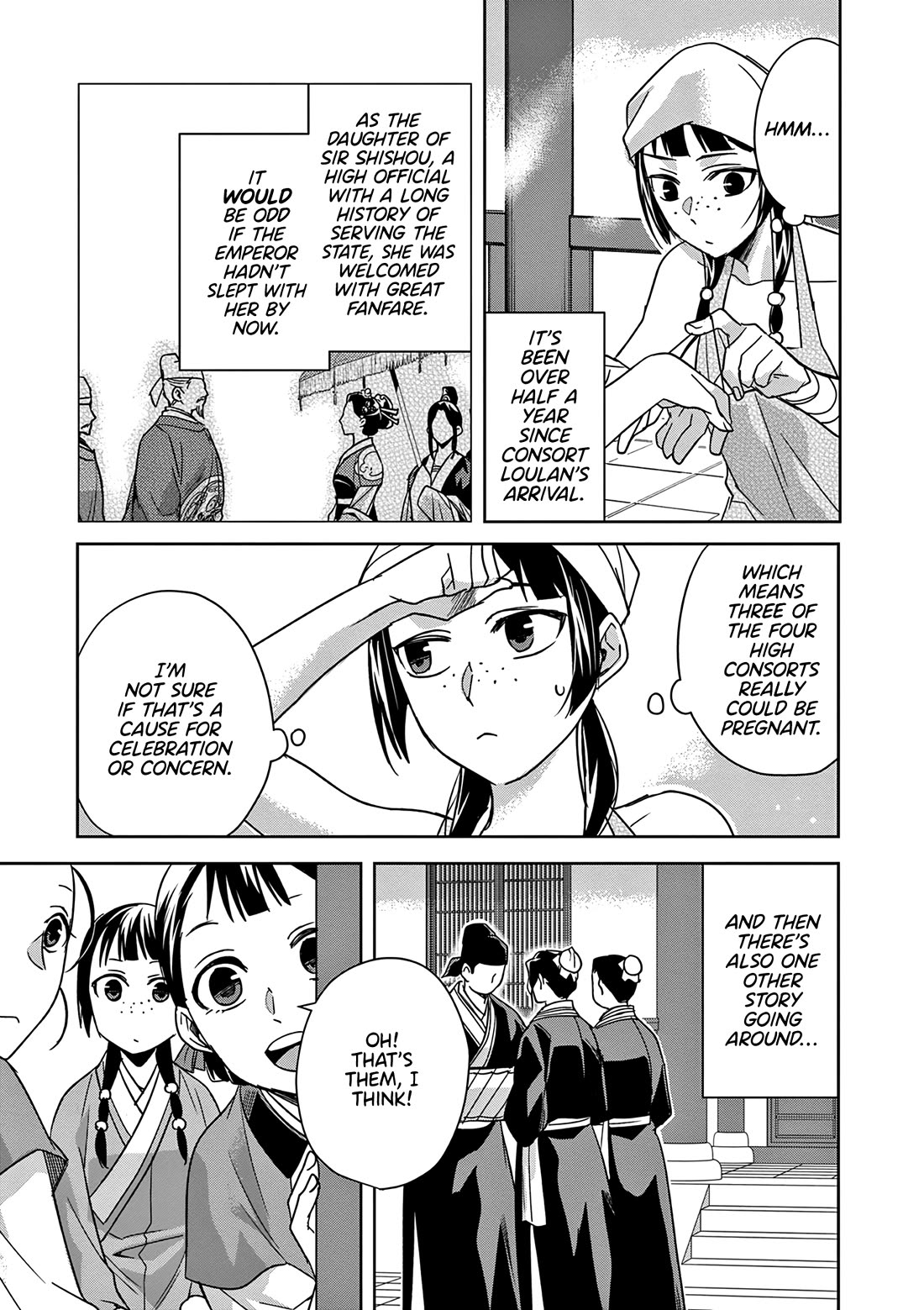 Kusuriya no Hitorigoto ~Maomao no Koukyuu Nazotoki Techou~ chapter 54 page 32