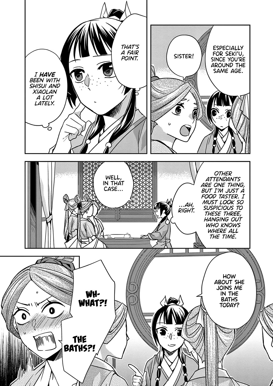 Kusuriya no Hitorigoto ~Maomao no Koukyuu Nazotoki Techou~ chapter 55 page 5