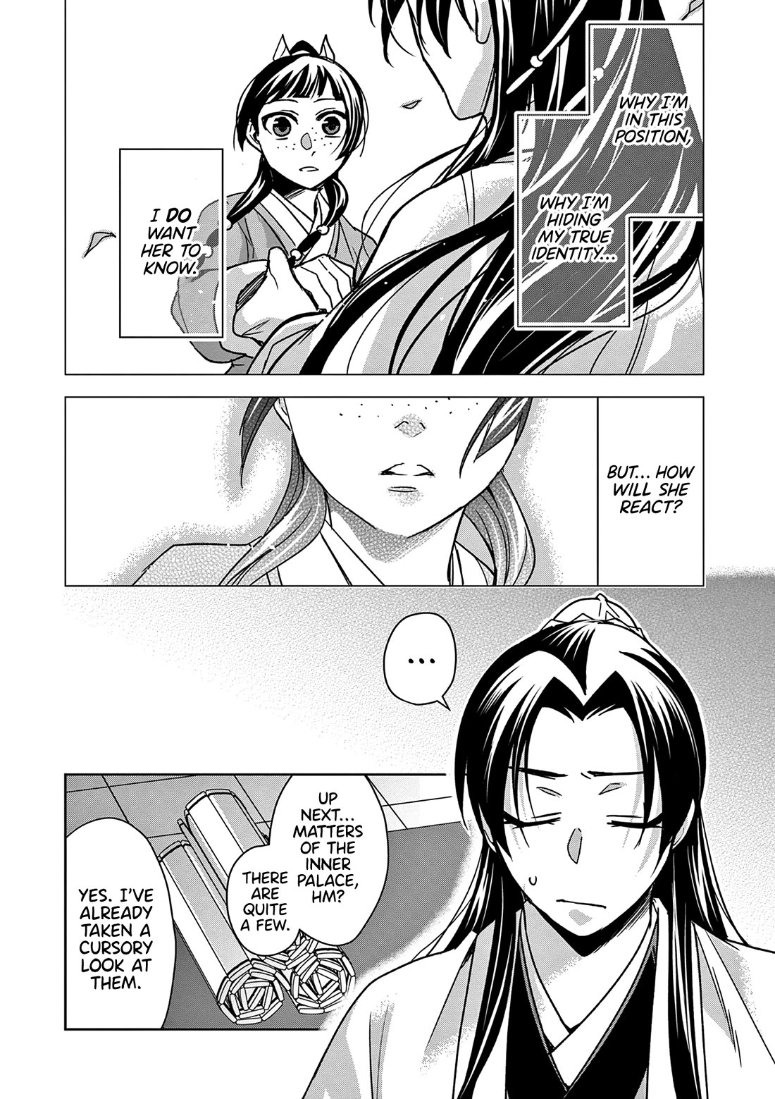 Kusuriya no Hitorigoto ~Maomao no Koukyuu Nazotoki Techou~ chapter 57 page 12