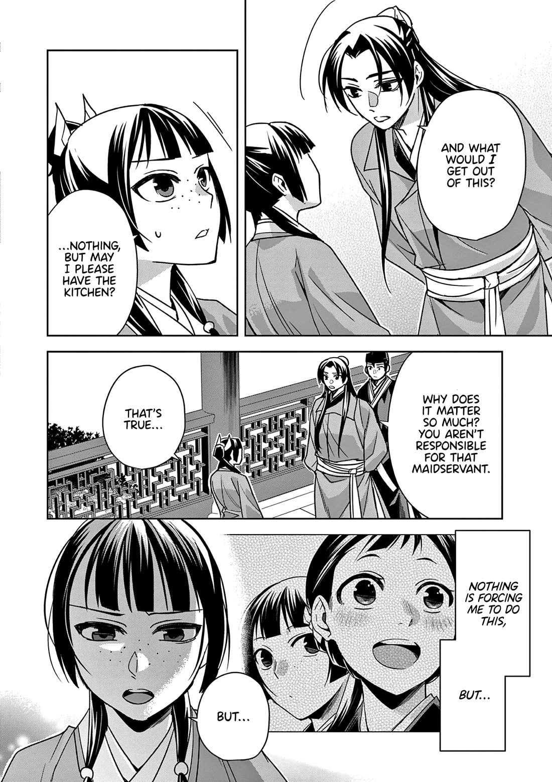 Kusuriya no Hitorigoto ~Maomao no Koukyuu Nazotoki Techou~ chapter 57 page 32