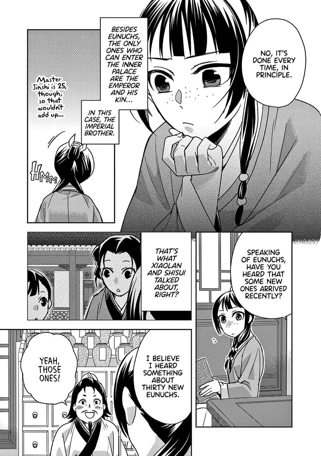 Kusuriya no Hitorigoto ~Maomao no Koukyuu Nazotoki Techou~ chapter 57 page 5