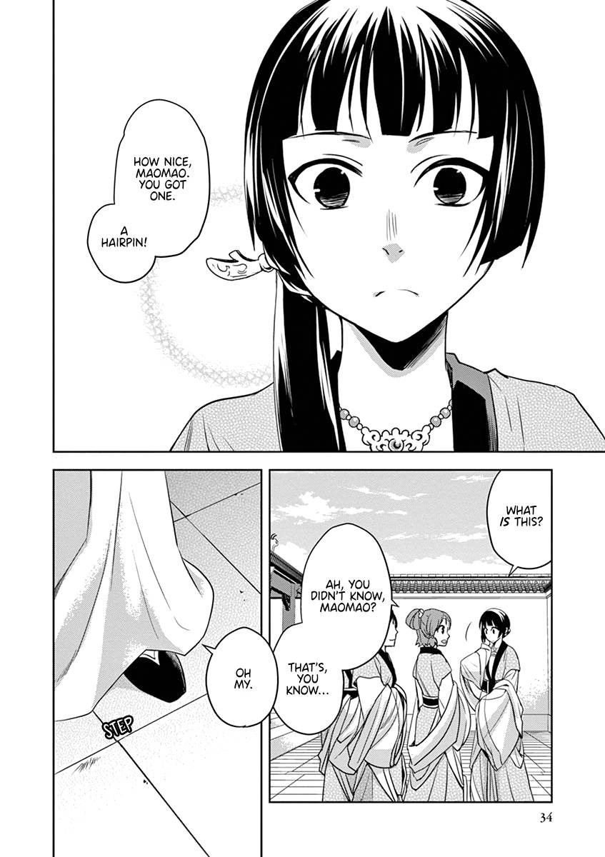 Kusuriya no Hitorigoto ~Maomao no Koukyuu Nazotoki Techou~ chapter 6 page 33
