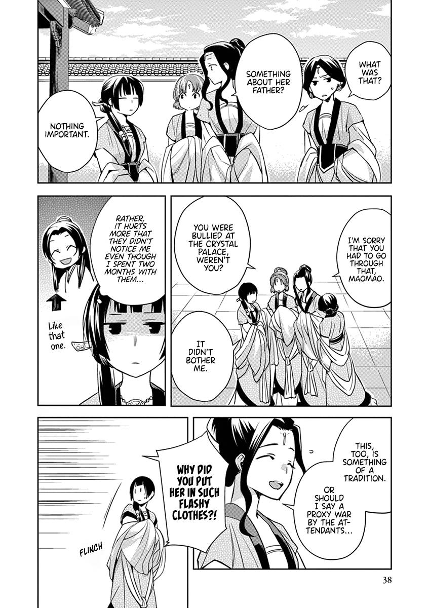 Kusuriya no Hitorigoto ~Maomao no Koukyuu Nazotoki Techou~ chapter 6 page 37