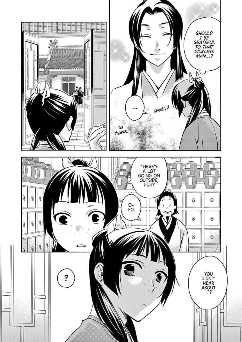 Kusuriya no Hitorigoto ~Maomao no Koukyuu Nazotoki Techou~ chapter 6 page 7