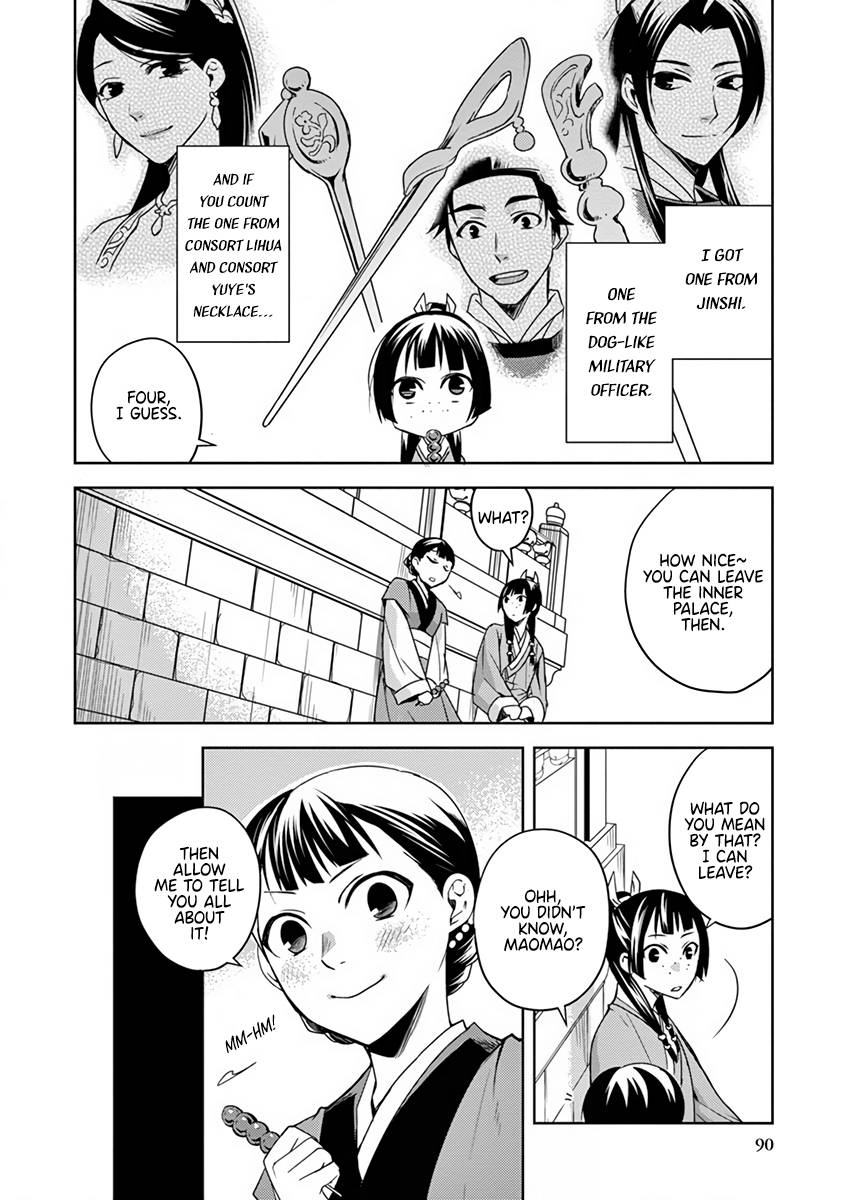 Kusuriya no Hitorigoto ~Maomao no Koukyuu Nazotoki Techou~ chapter 8 page 4