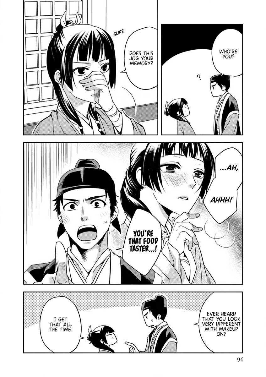 Kusuriya no Hitorigoto ~Maomao no Koukyuu Nazotoki Techou~ chapter 8 page 8