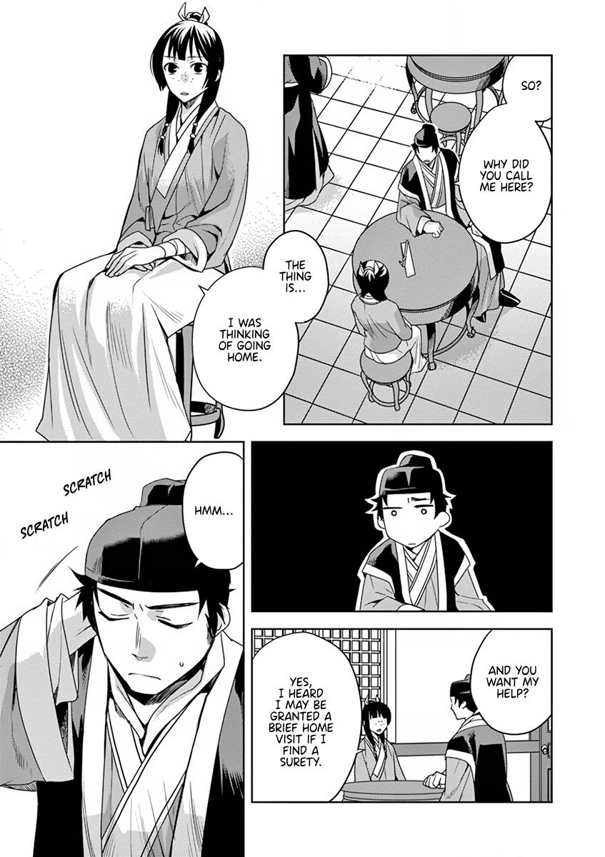 Kusuriya no Hitorigoto ~Maomao no Koukyuu Nazotoki Techou~ chapter 8 page 9