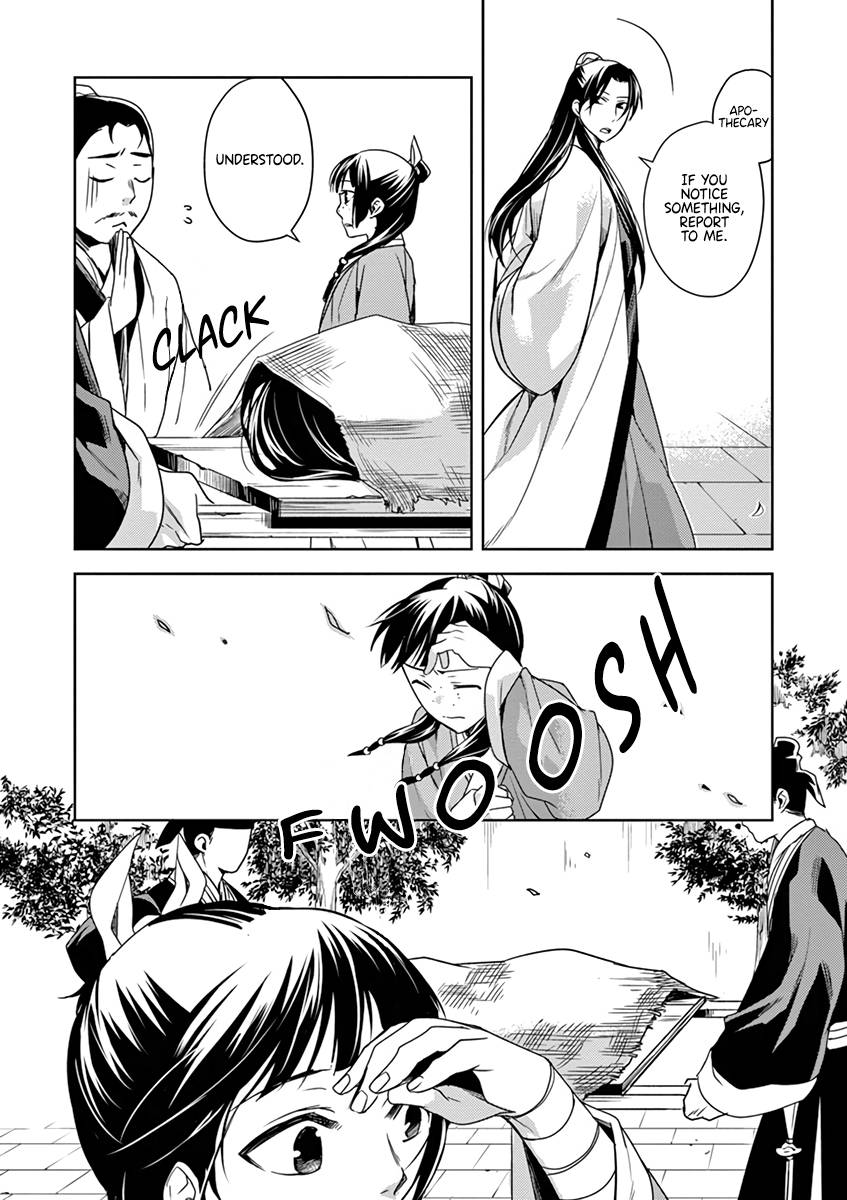 Kusuriya no Hitorigoto ~Maomao no Koukyuu Nazotoki Techou~ chapter 9 page 24