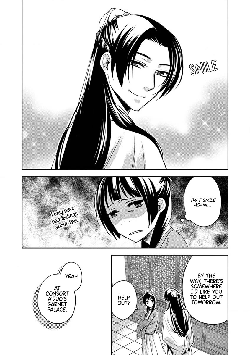 Kusuriya no Hitorigoto - Maomao no Koukyuu Nazotoki Techou chapter 10 page 23