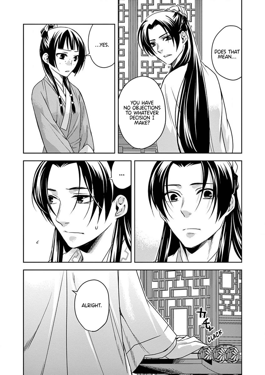 Kusuriya no Hitorigoto - Maomao no Koukyuu Nazotoki Techou chapter 13 page 21