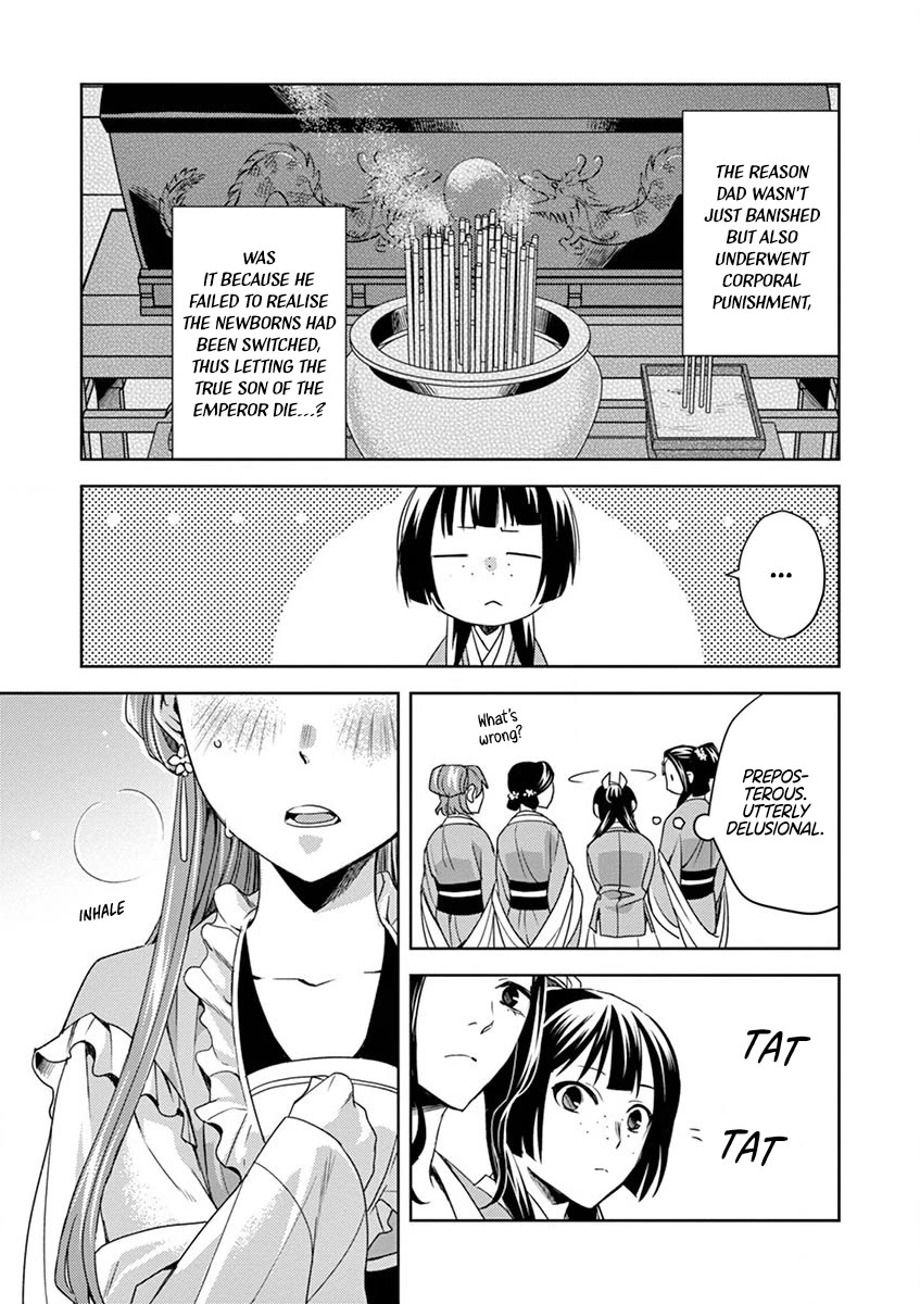 Kusuriya no Hitorigoto - Maomao no Koukyuu Nazotoki Techou chapter 13 page 7