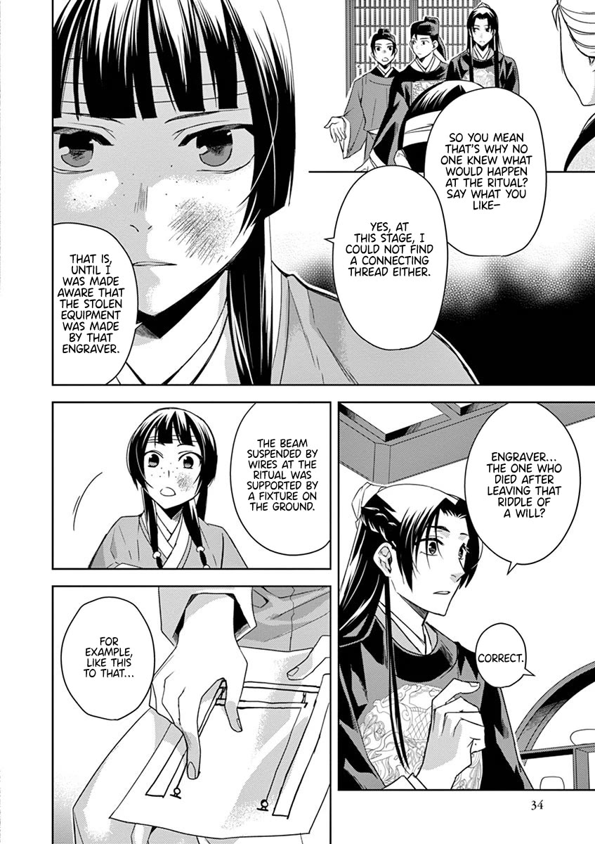 Kusuriya no Hitorigoto - Maomao no Koukyuu Nazotoki Techou chapter 23 page 32