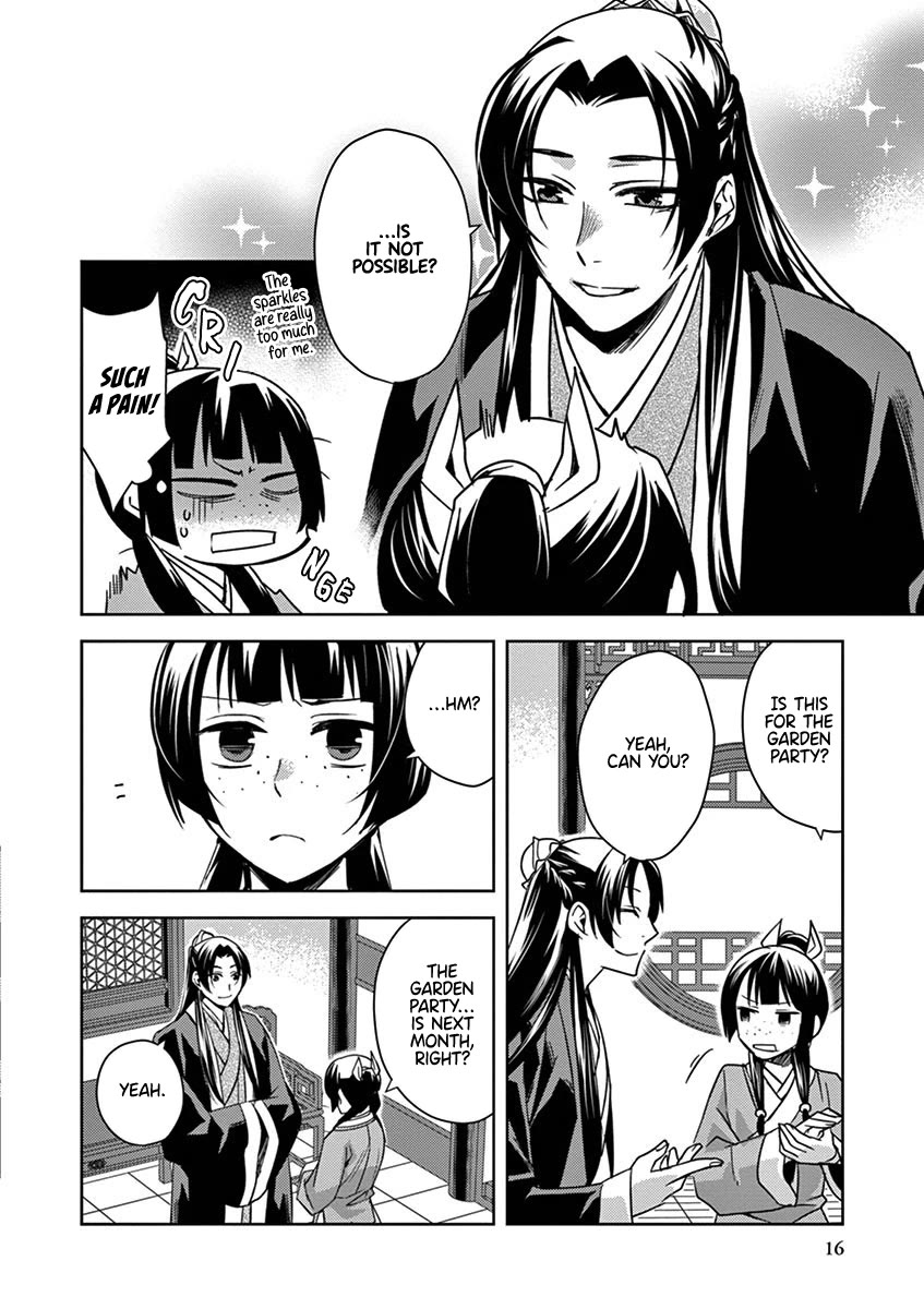 Kusuriya no Hitorigoto - Maomao no Koukyuu Nazotoki Techou chapter 27 page 16