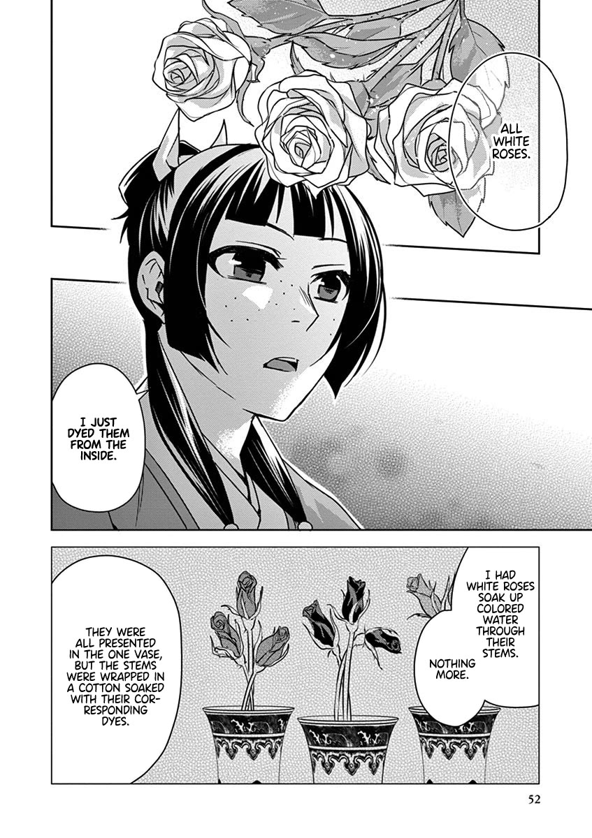 Kusuriya no Hitorigoto - Maomao no Koukyuu Nazotoki Techou chapter 27 page 52