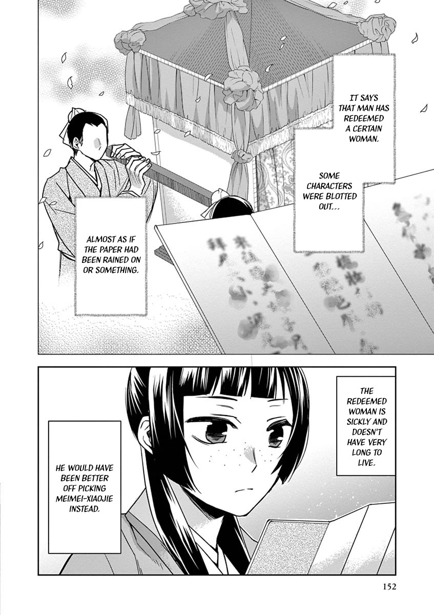 Kusuriya no Hitorigoto - Maomao no Koukyuu Nazotoki Techou chapter 29 page 52