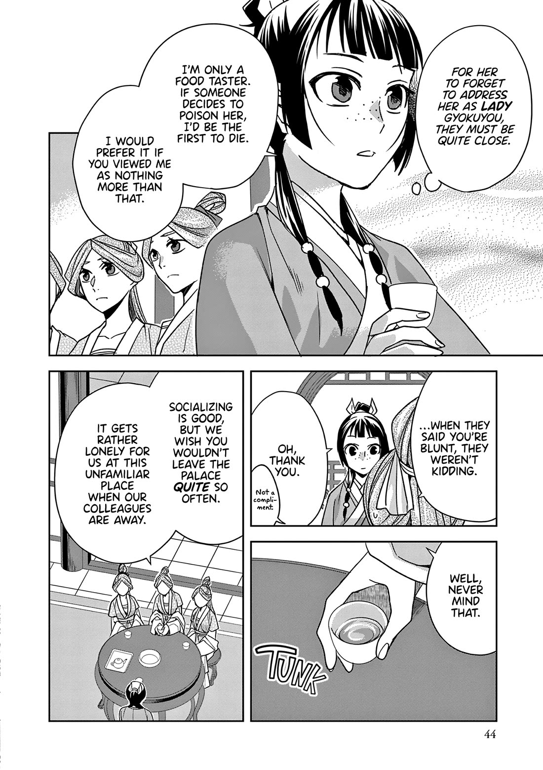 Kusuriya no Hitorigoto - Maomao no Koukyuu Nazotoki Techou chapter 55 page 4