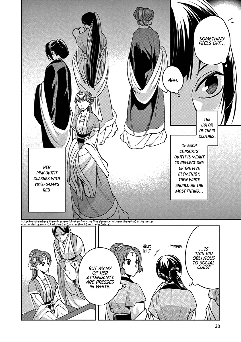 Kusuriya no Hitorigoto - Maomao no Koukyuu Nazotoki Techou chapter 6 page 20