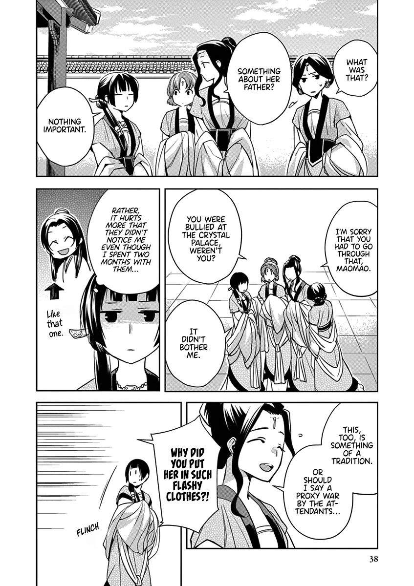 Kusuriya no Hitorigoto - Maomao no Koukyuu Nazotoki Techou chapter 6 page 37