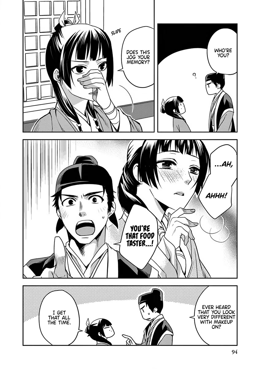 Kusuriya no Hitorigoto - Maomao no Koukyuu Nazotoki Techou chapter 8 page 8