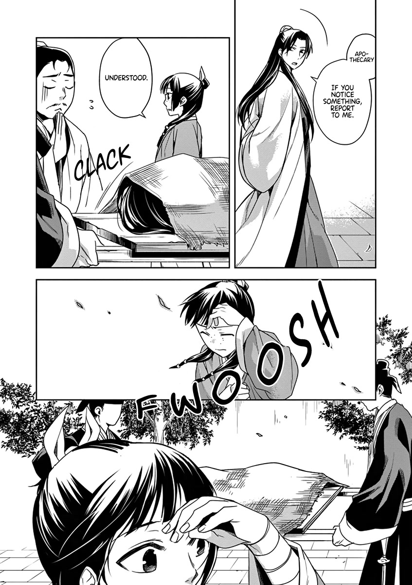 Kusuriya no Hitorigoto - Maomao no Koukyuu Nazotoki Techou chapter 9 page 24