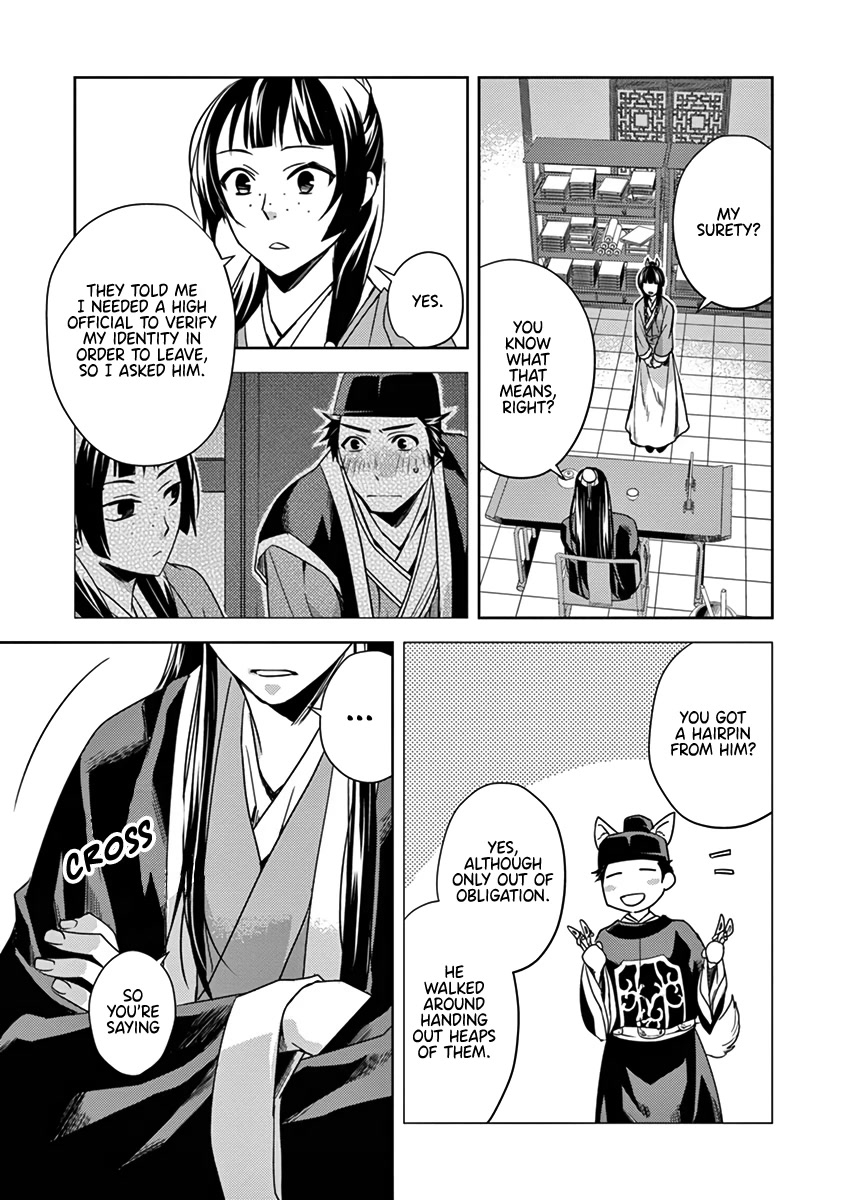 Kusuriya no Hitorigoto - Maomao no Koukyuu Nazotoki Techou chapter 9 page 5