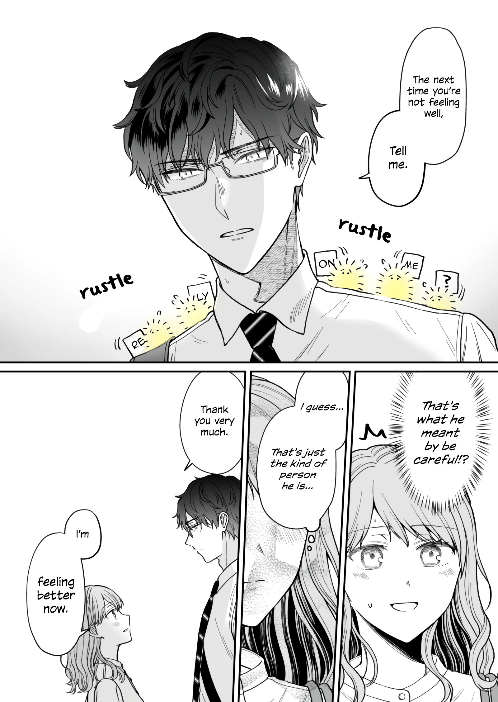 Kuuki ga "Yomeru" Shinnyushain to Buaiso na Senpai no Hanashi chapter 12 page 4