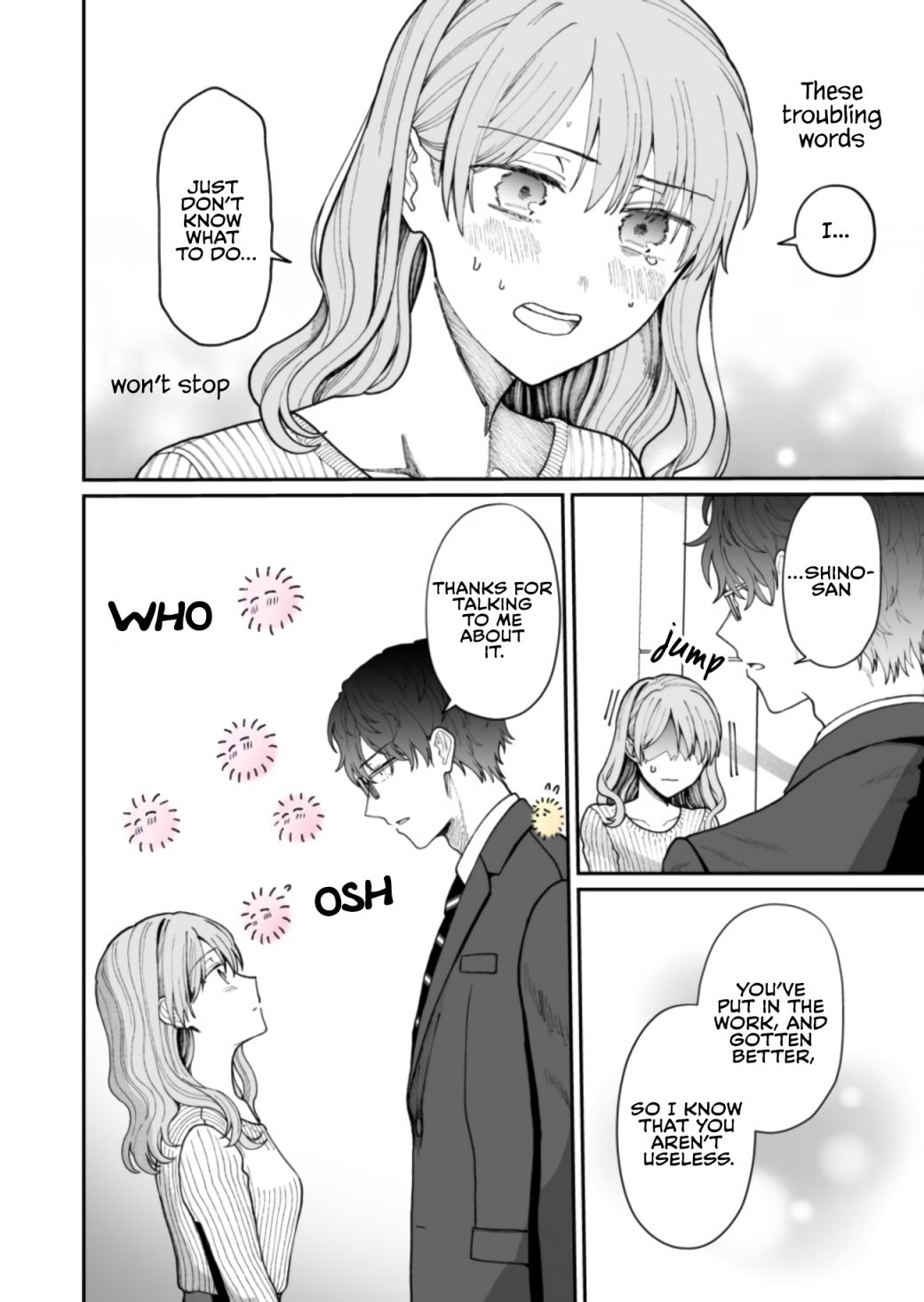 Kuuki ga "Yomeru" Shinnyushain to Buaiso na Senpai no Hanashi chapter 14 page 14