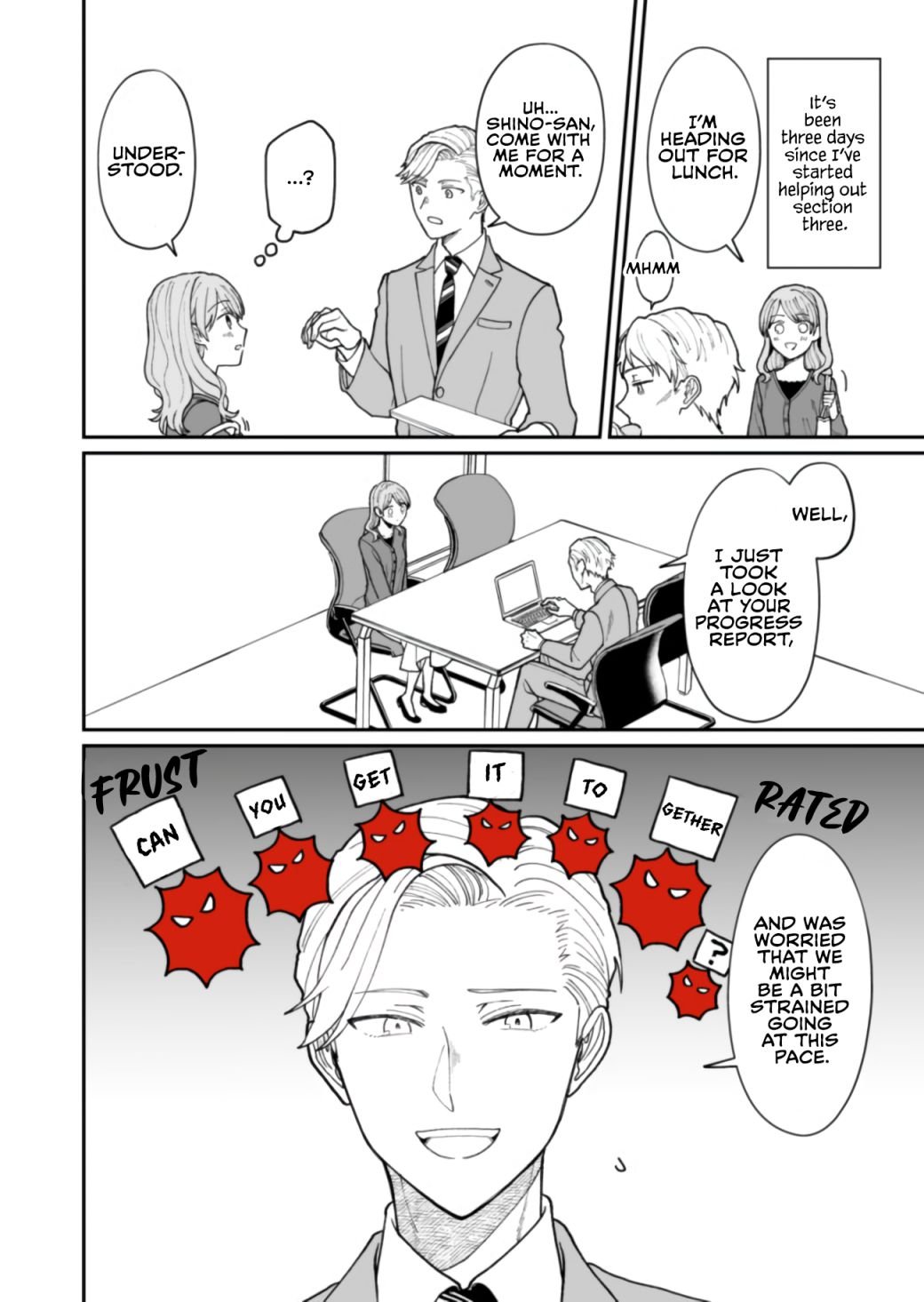 Kuuki ga "Yomeru" Shinnyushain to Buaiso na Senpai no Hanashi chapter 14 page 6