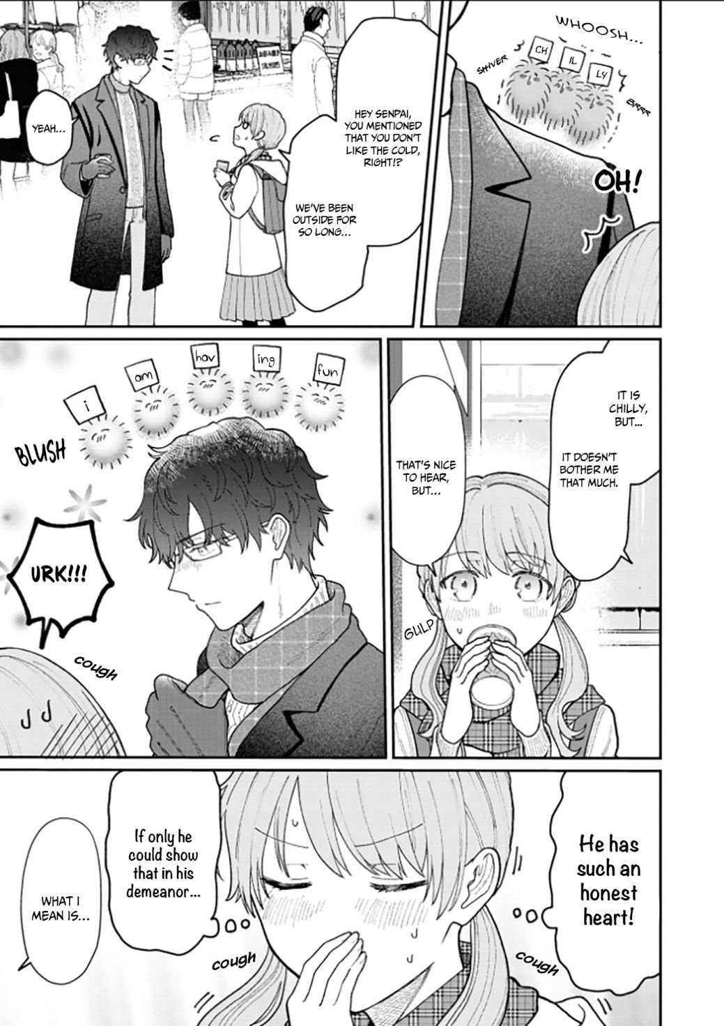 Kuuki ga "Yomeru" Shinnyushain to Buaiso na Senpai no Hanashi chapter 15 page 10