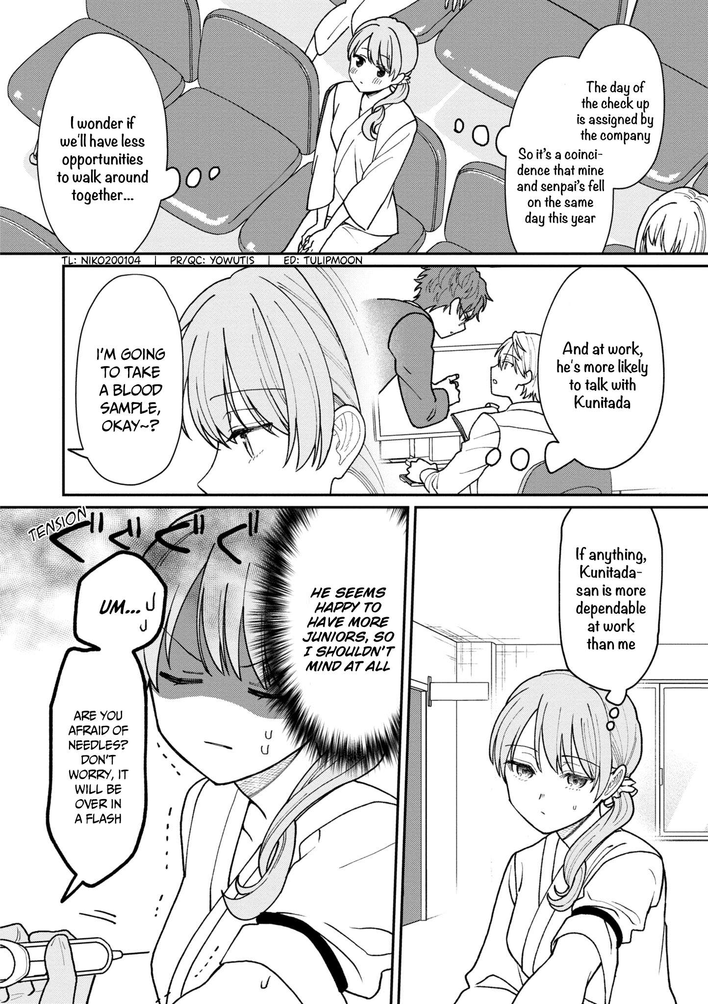 Kuuki ga "Yomeru" Shinnyushain to Buaiso na Senpai no Hanashi chapter 23 page 3