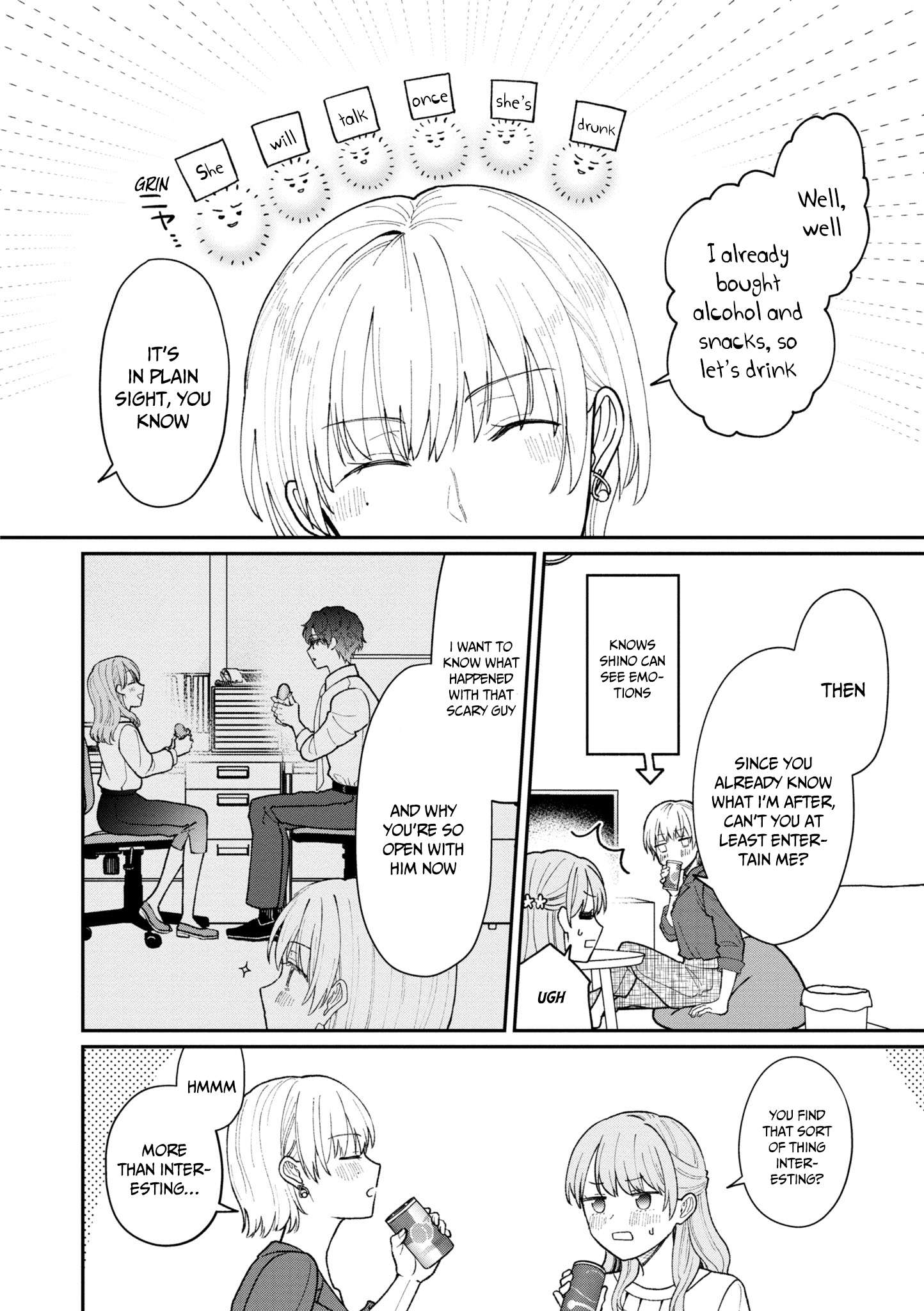 Kuuki ga "Yomeru" Shinnyushain to Buaiso na Senpai no Hanashi chapter 25 page 3