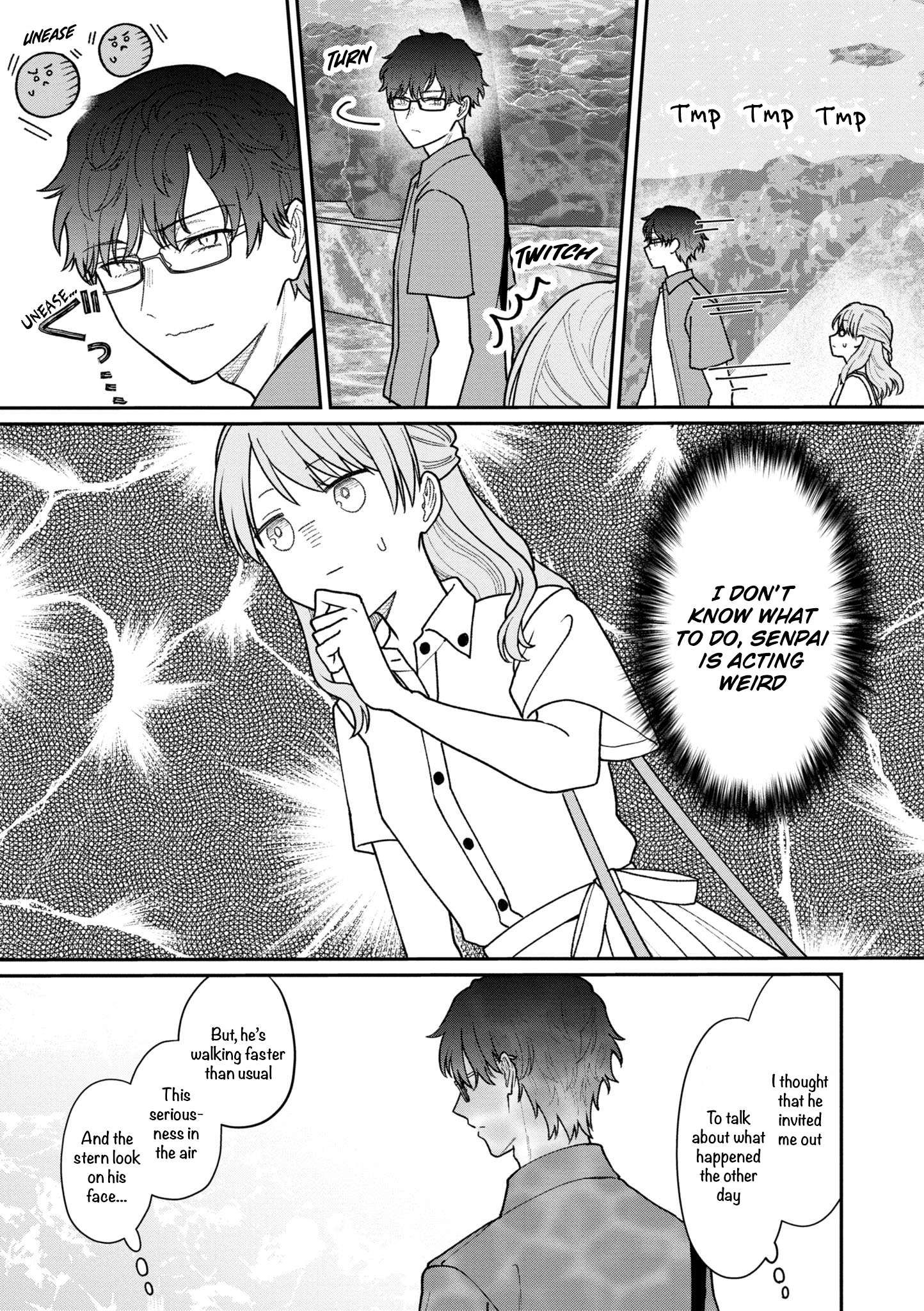 Kuuki ga "Yomeru" Shinnyushain to Buaiso na Senpai no Hanashi chapter 31 page 4