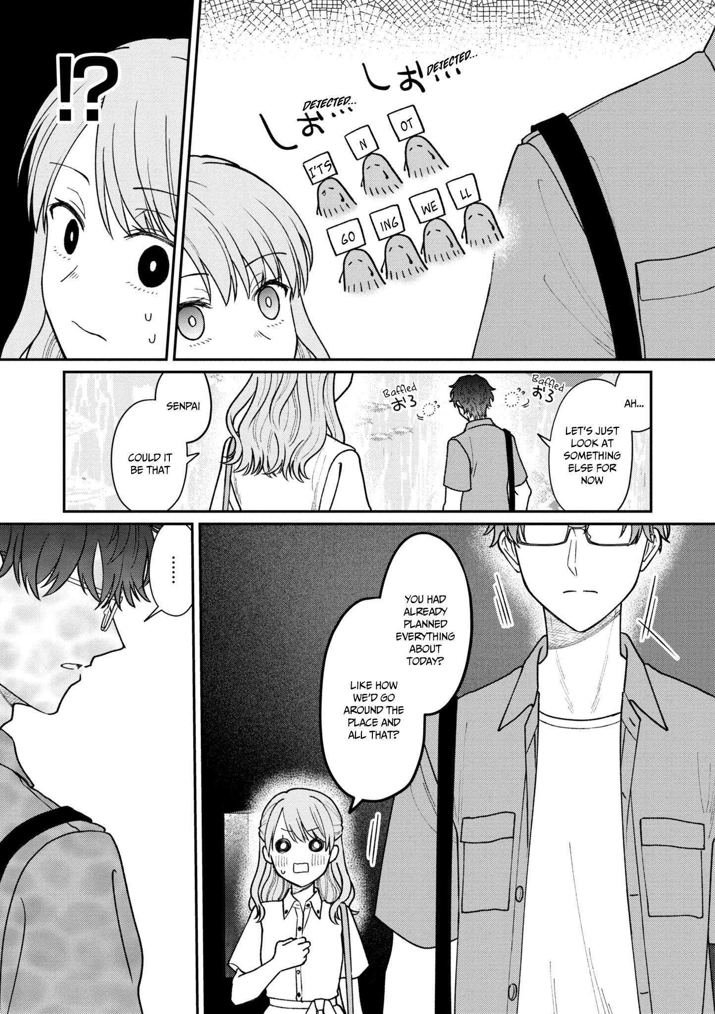 Kuuki ga "Yomeru" Shinnyushain to Buaiso na Senpai no Hanashi chapter 32 page 4