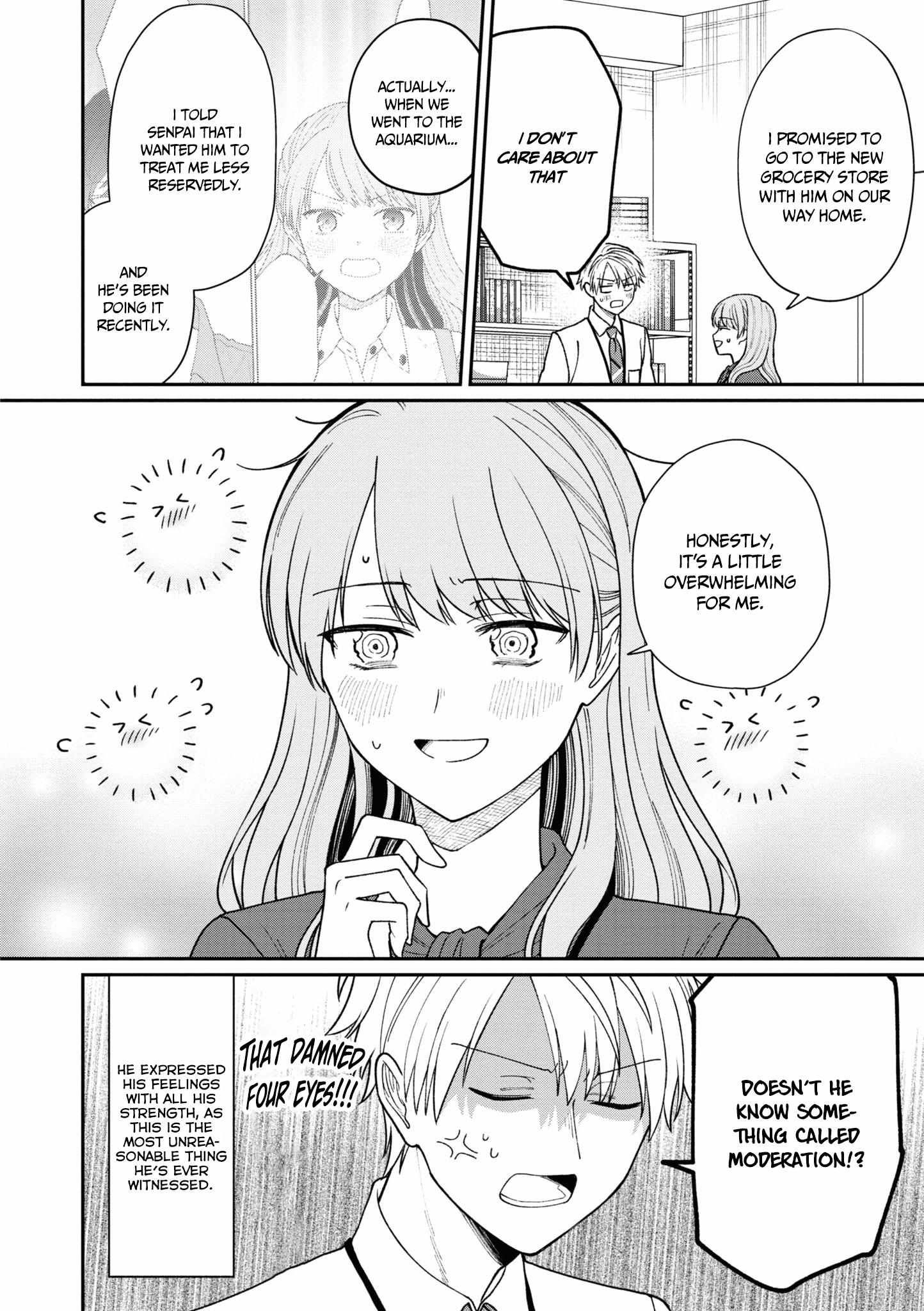 Kuuki ga "Yomeru" Shinnyushain to Buaiso na Senpai no Hanashi chapter 34 page 6