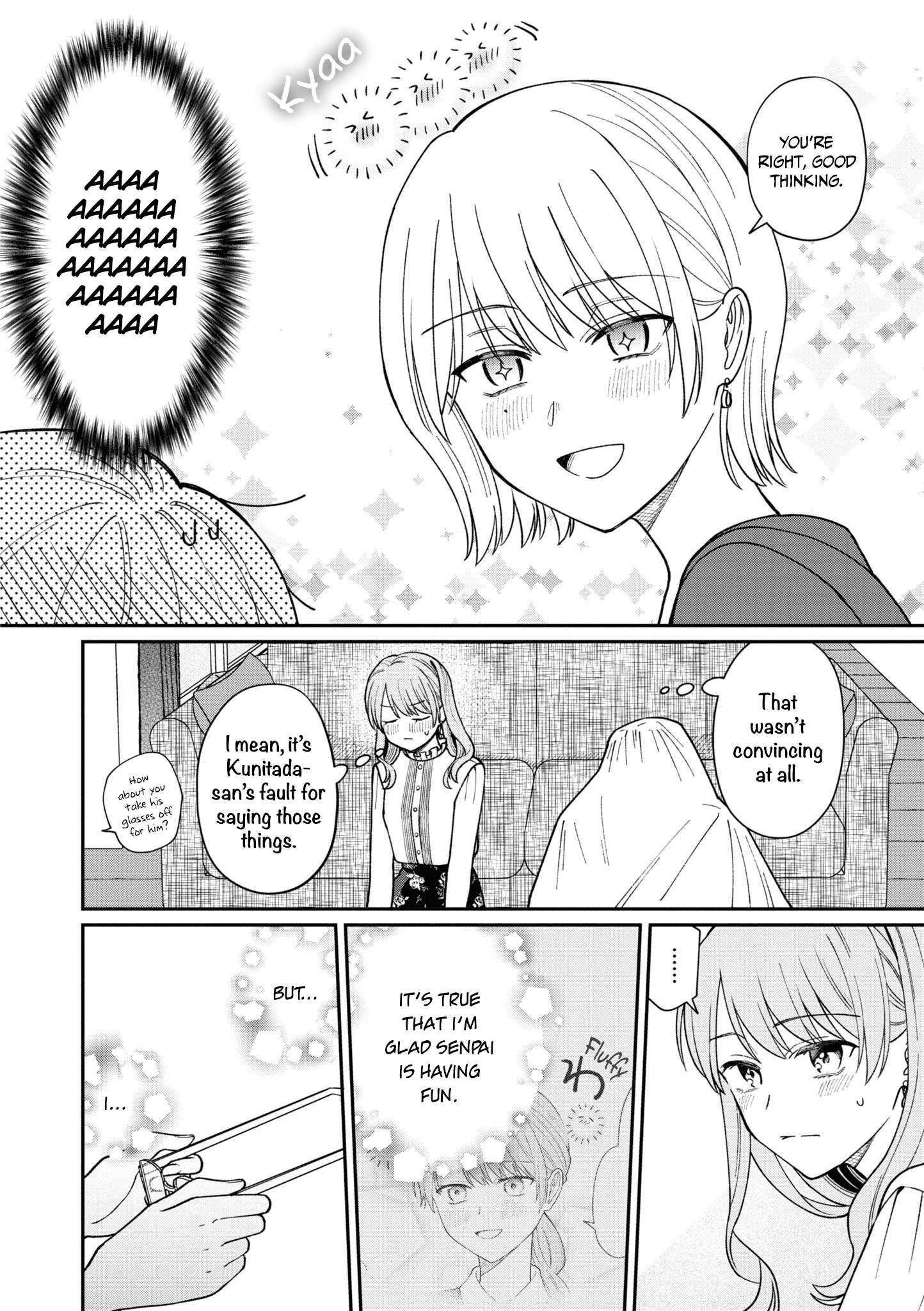 Kuuki ga "Yomeru" Shinnyushain to Buaiso na Senpai no Hanashi chapter 38 page 7