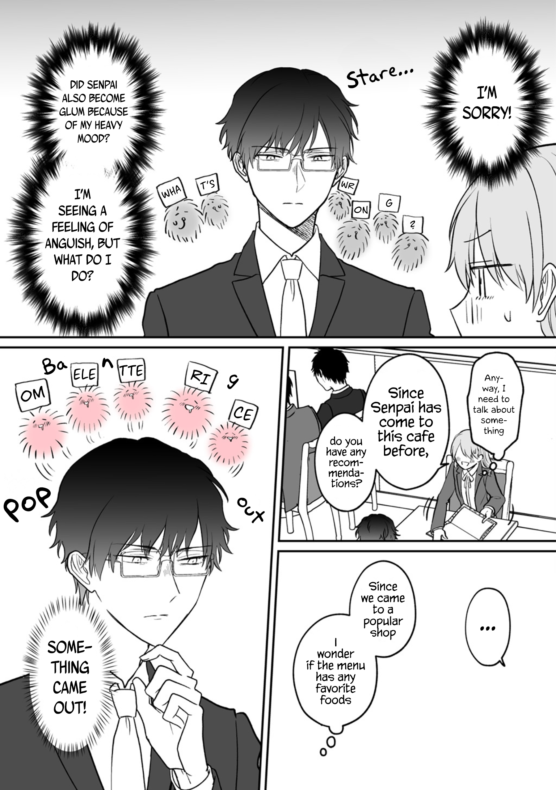 Kuuki ga "Yomeru" Shinnyushain to Buaiso na Senpai no Hanashi chapter 5.1 page 3