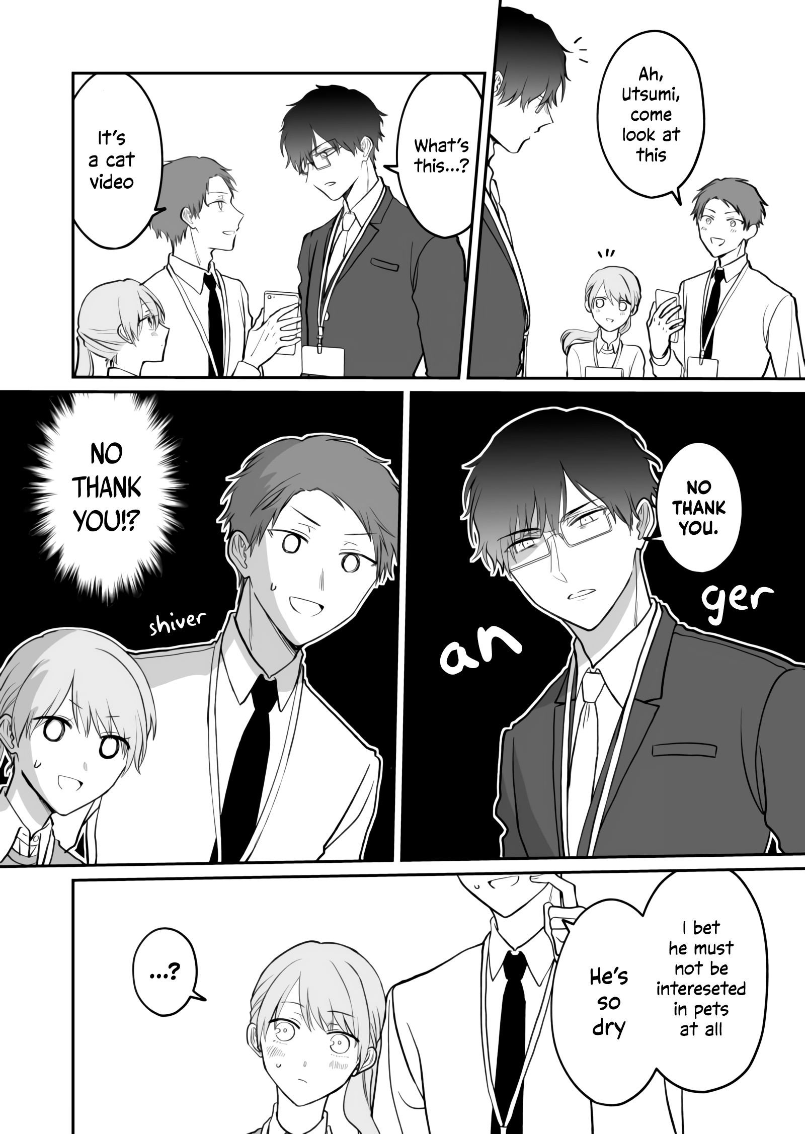 Kuuki ga "Yomeru" Shinnyushain to Buaiso na Senpai no Hanashi chapter 6 page 2