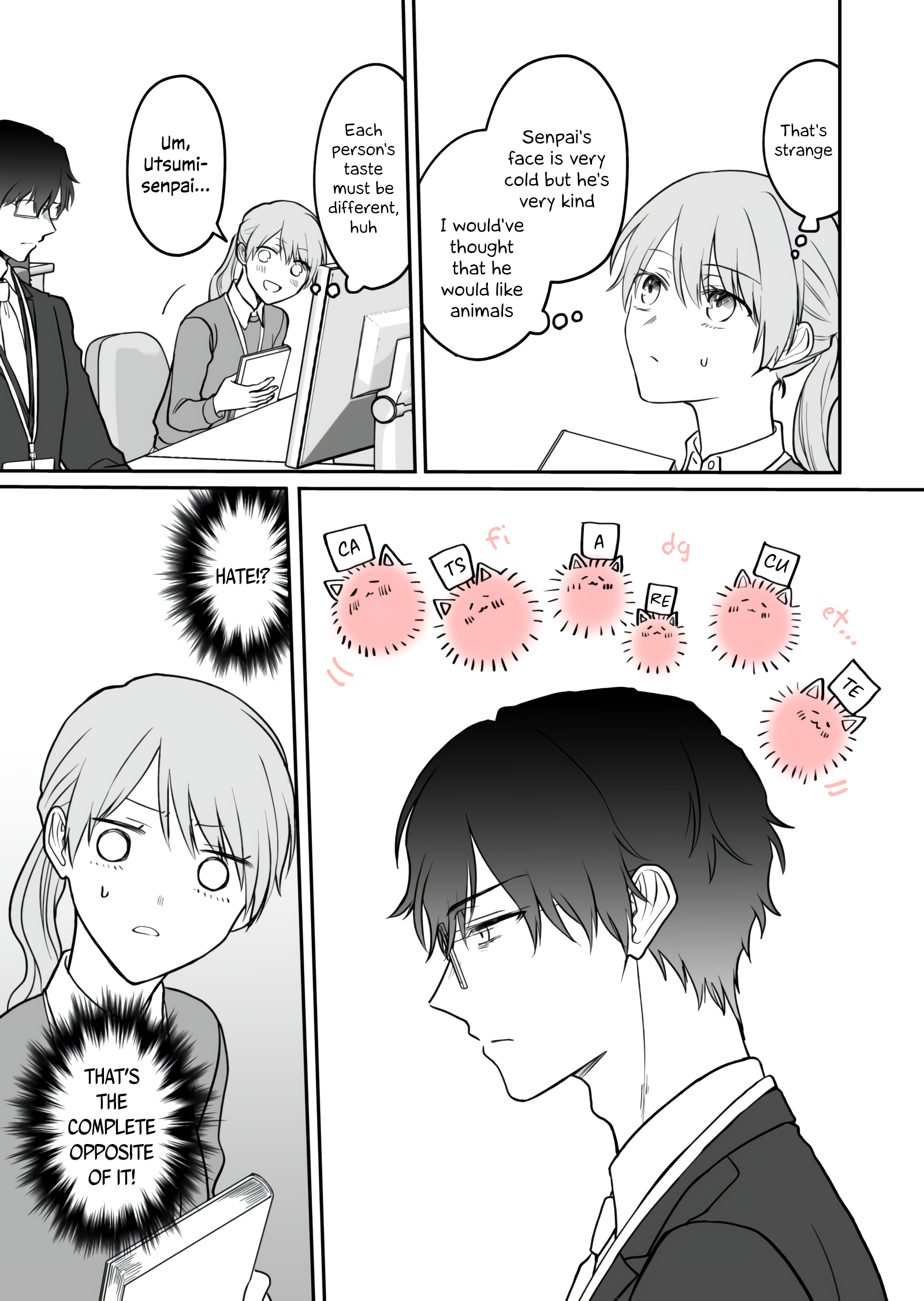 Kuuki ga "Yomeru" Shinnyushain to Buaiso na Senpai no Hanashi chapter 6 page 3