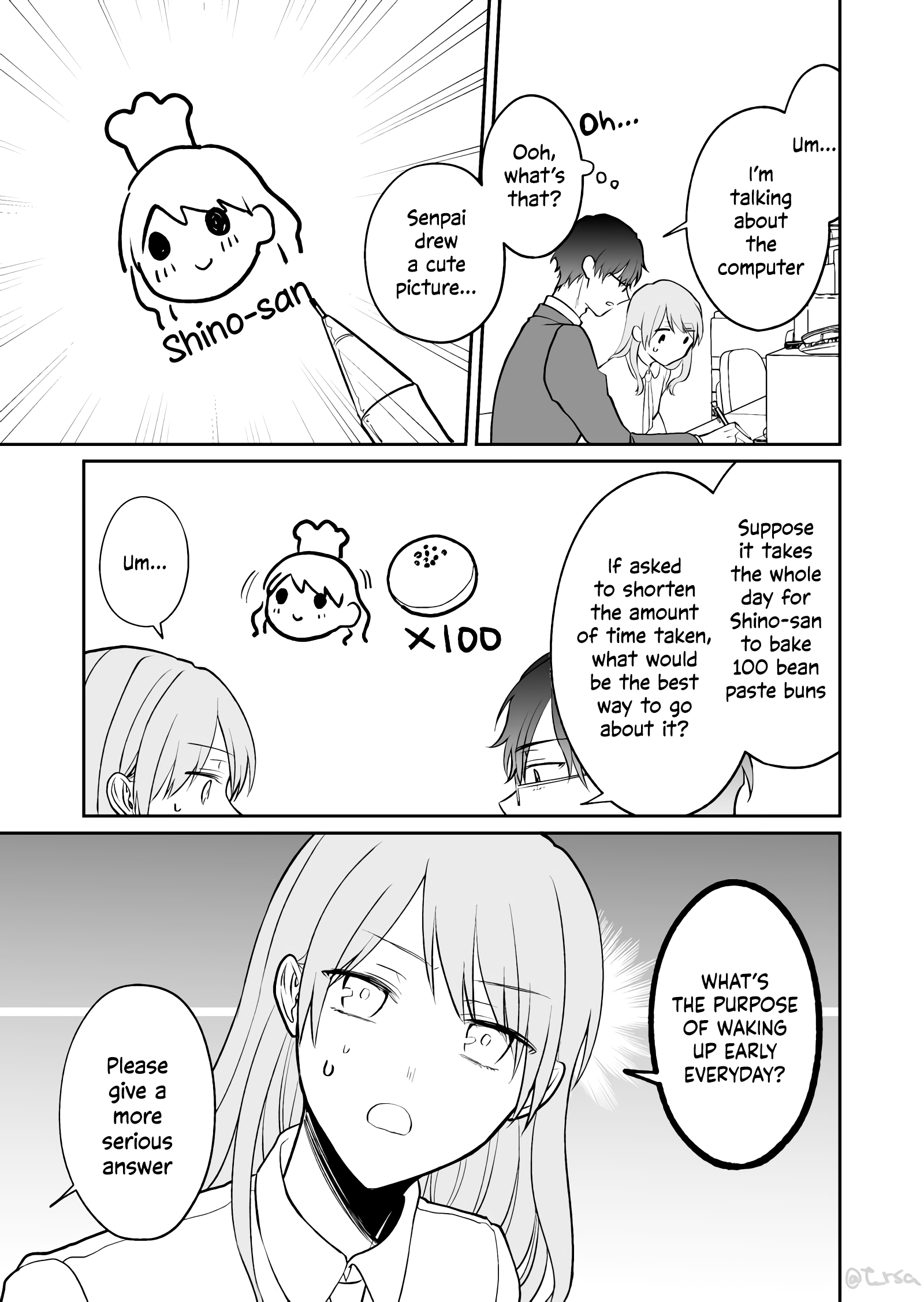 Kuuki ga "Yomeru" Shinnyushain to Buaiso na Senpai no Hanashi chapter 7 page 3