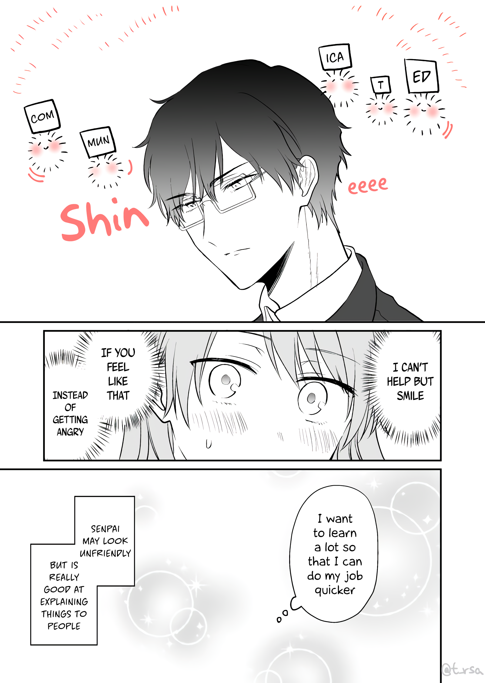 Kuuki ga "Yomeru" Shinnyushain to Buaiso na Senpai no Hanashi chapter 7 page 5