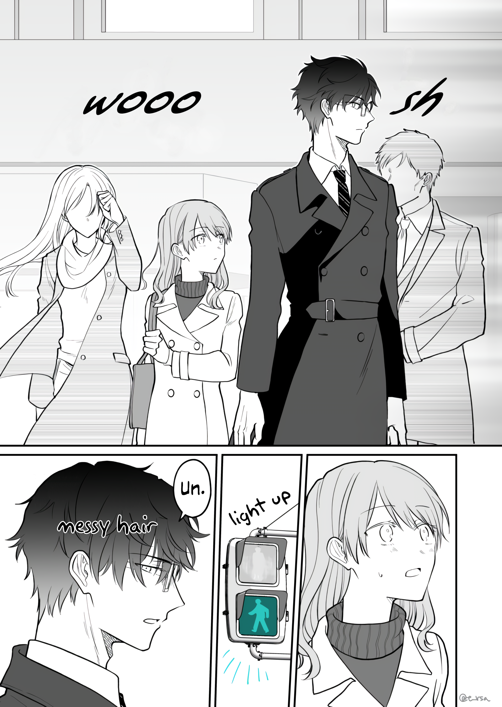 Kuuki ga "Yomeru" Shinnyushain to Buaiso na Senpai no Hanashi chapter 8 page 3