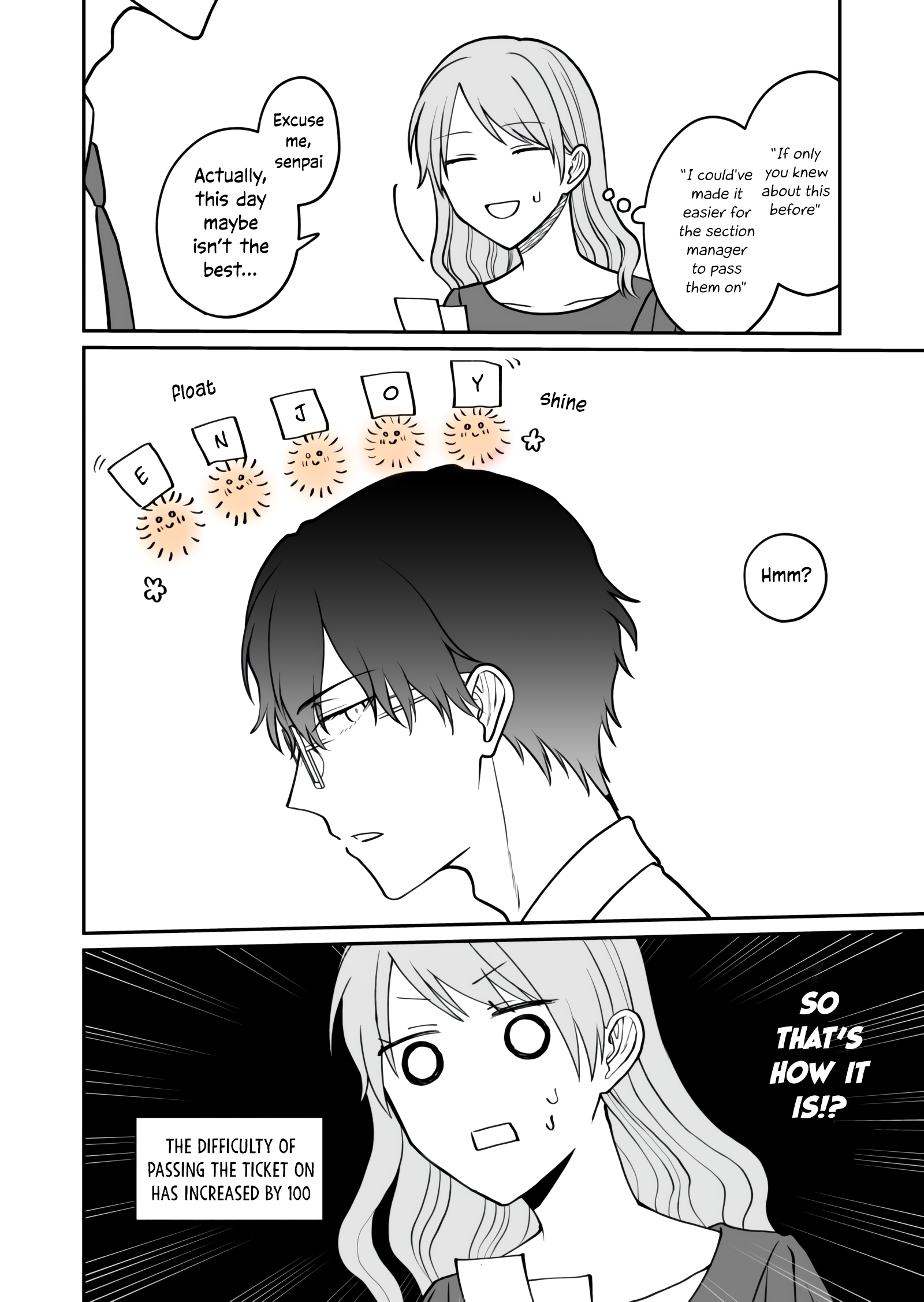 Kuuki ga "Yomeru" Shinnyushain to Buaiso na Senpai no Hanashi chapter 9 page 5