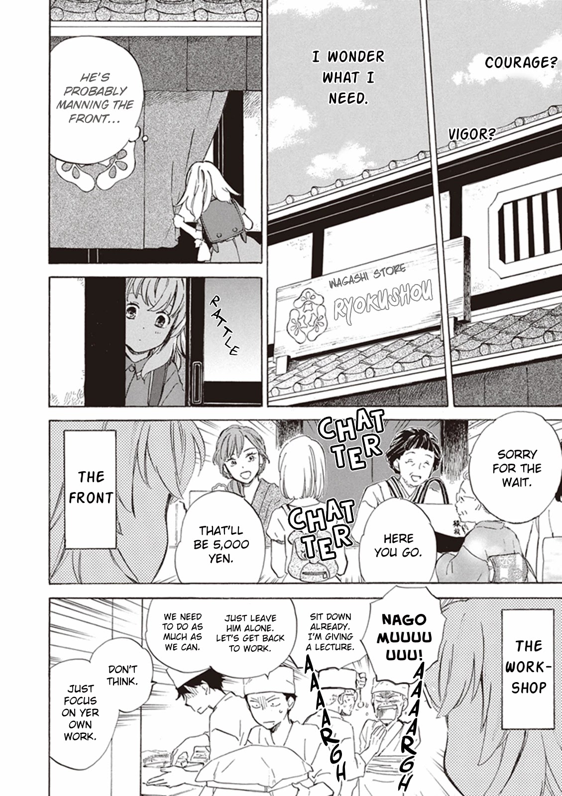 Kyoto & Wagashi & Family chapter 6 page 21