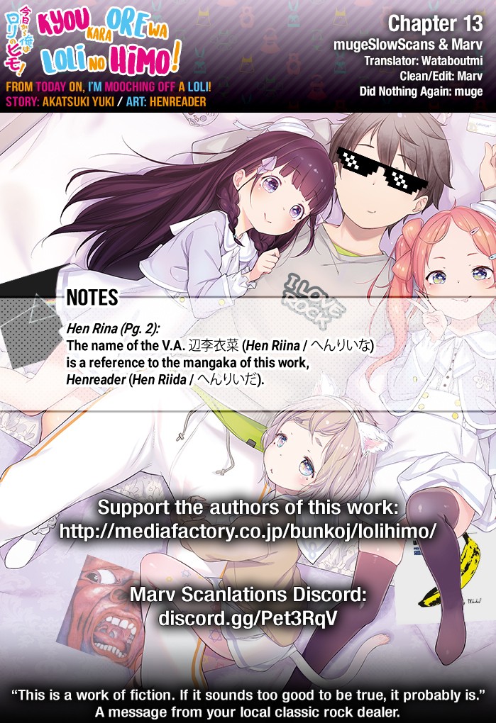 Kyou kara Ore wa Loli no Himo! chapter 13 page 27